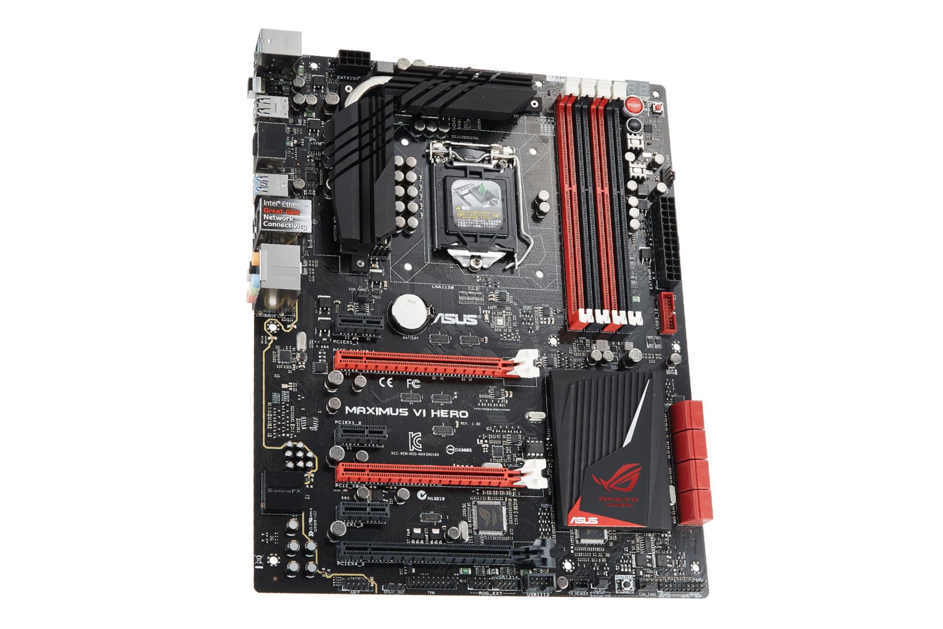 نمای کناری مادربرد ایسوس ASUS MAXIMUS VI HERO