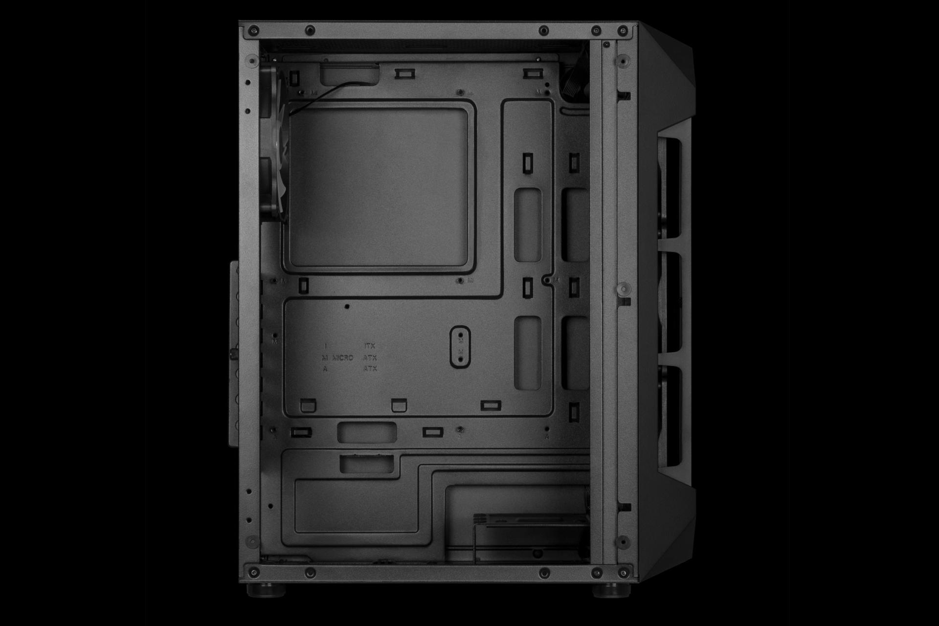 نمای چپ کیس کامپیوتر گیم دیاس AURA GC1 بدون پنل شیشه ای