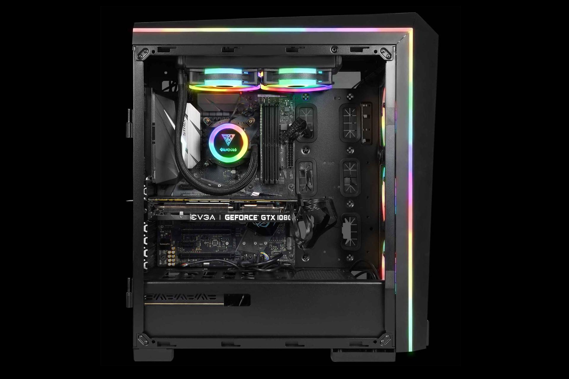 نمای چپ کیس کامپیوتر گیم دیاس TALOS P1A