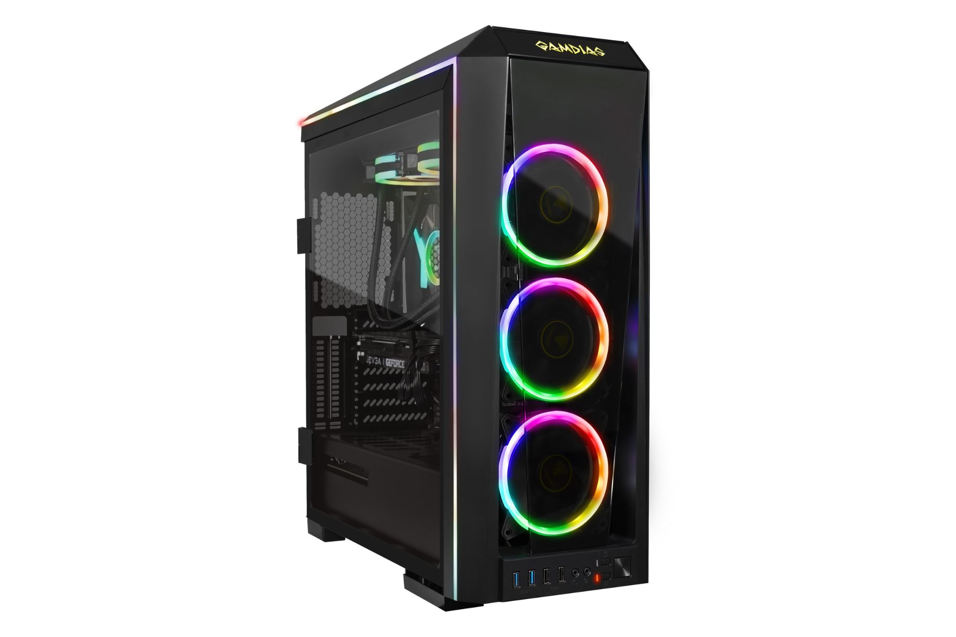 نمای جانبی کیس کامپیوتر گیم دیاس TALOS P1A