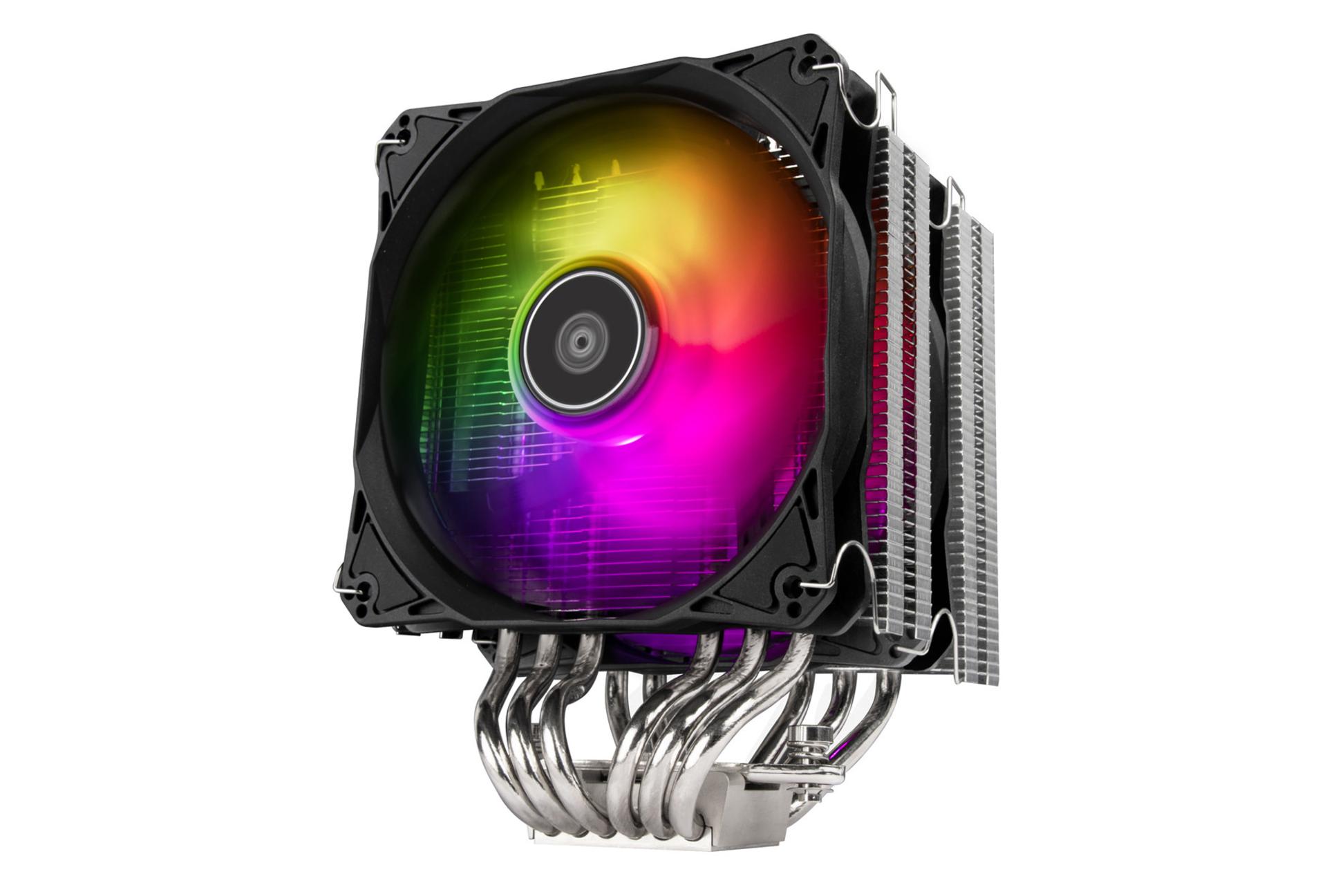 نیمرخ راست خنک کننده پردازنده سیلور استون Hydrogon D120 ARGB