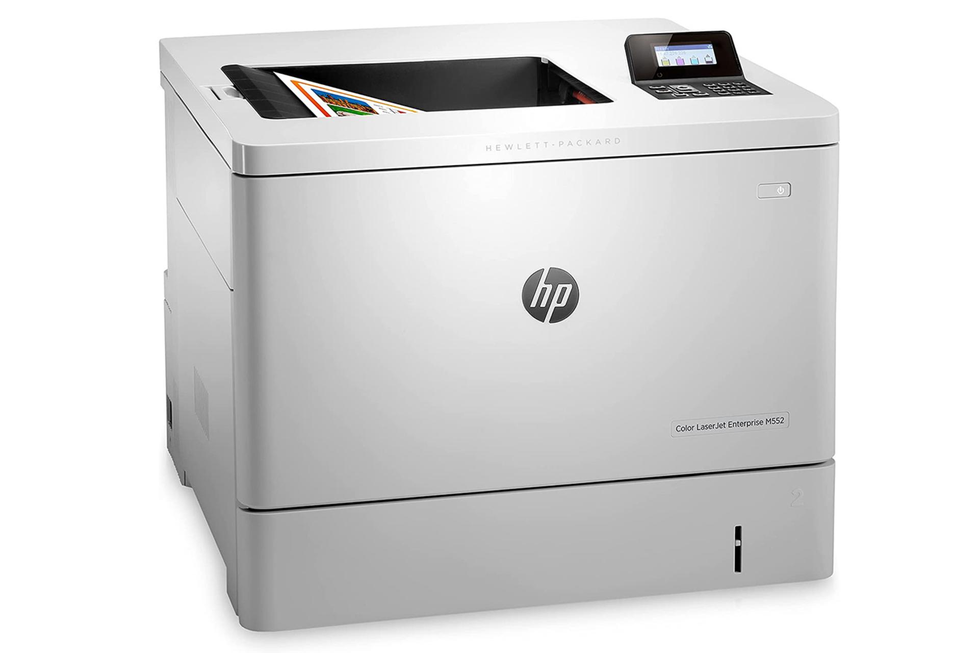 پرینتر اچ پی HP Color LaserJet Enterprise M552dn نمای جلو