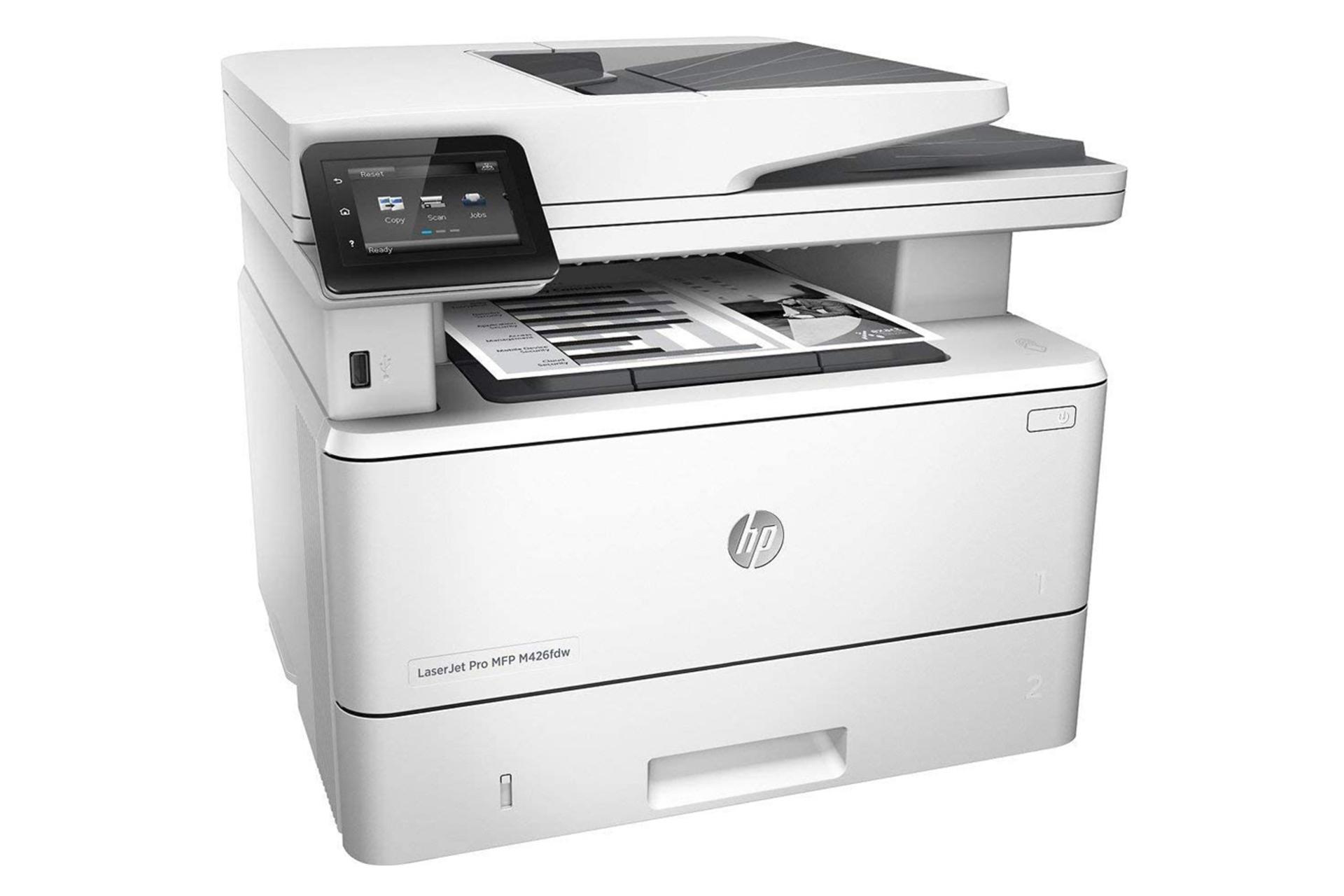 پرینتر اچ پی HP LaserJet Pro M426fdw نمای جلو