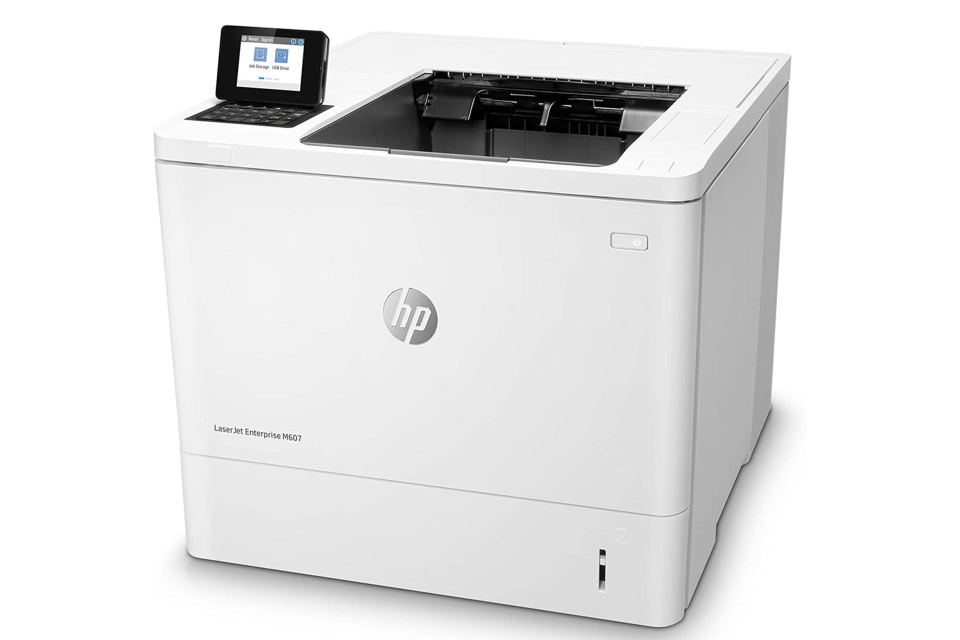 پرینتر اچ پی HP LaserJet Enterprise M607n نمای جلو