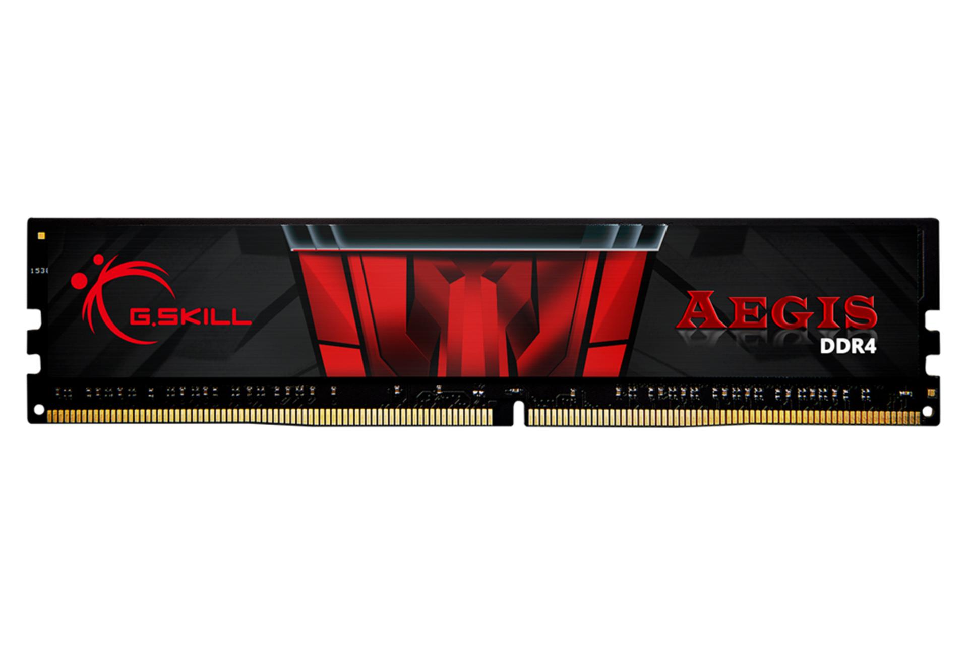 نمای روبروی رم جی اسکیل Aegis ظرفیت 8 گیگابایت از نوع DDR4-2666