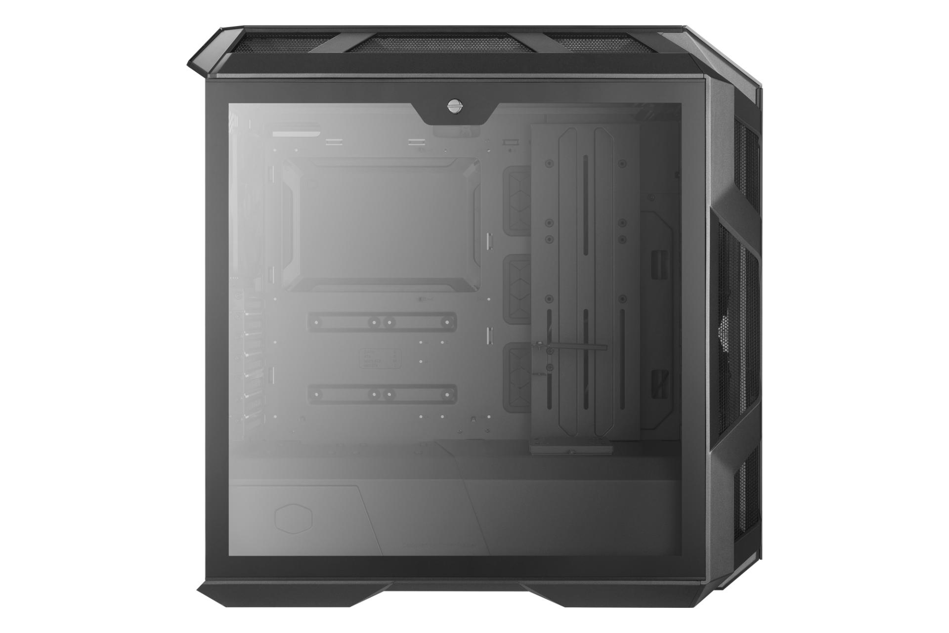 نمای درب شیشه ای سمت چپ کیس کامپیوتر کولر مستر MASTERCASE H500M