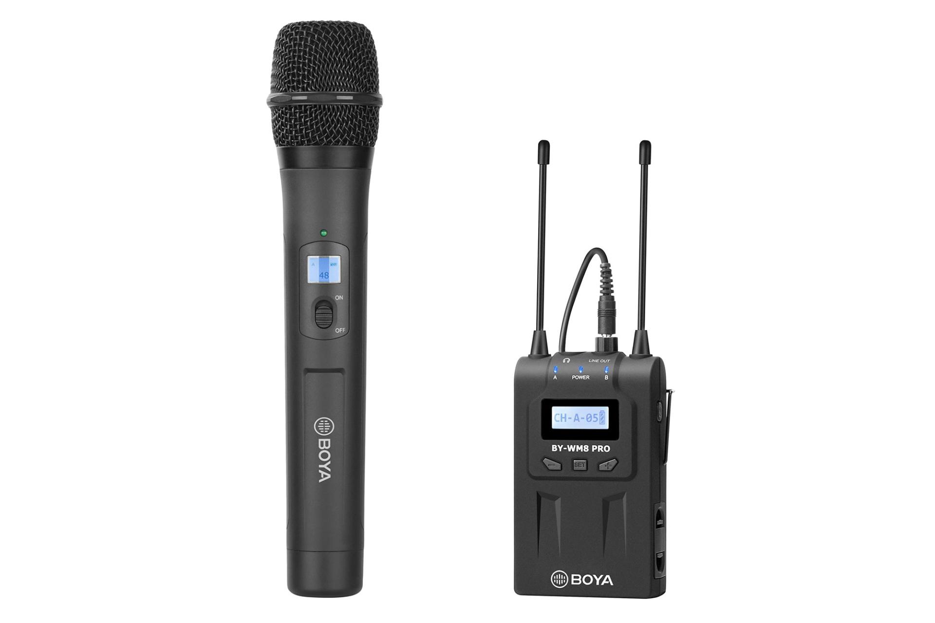 میکروفون بویا BY-WHM8 Pro + RX8 PRO