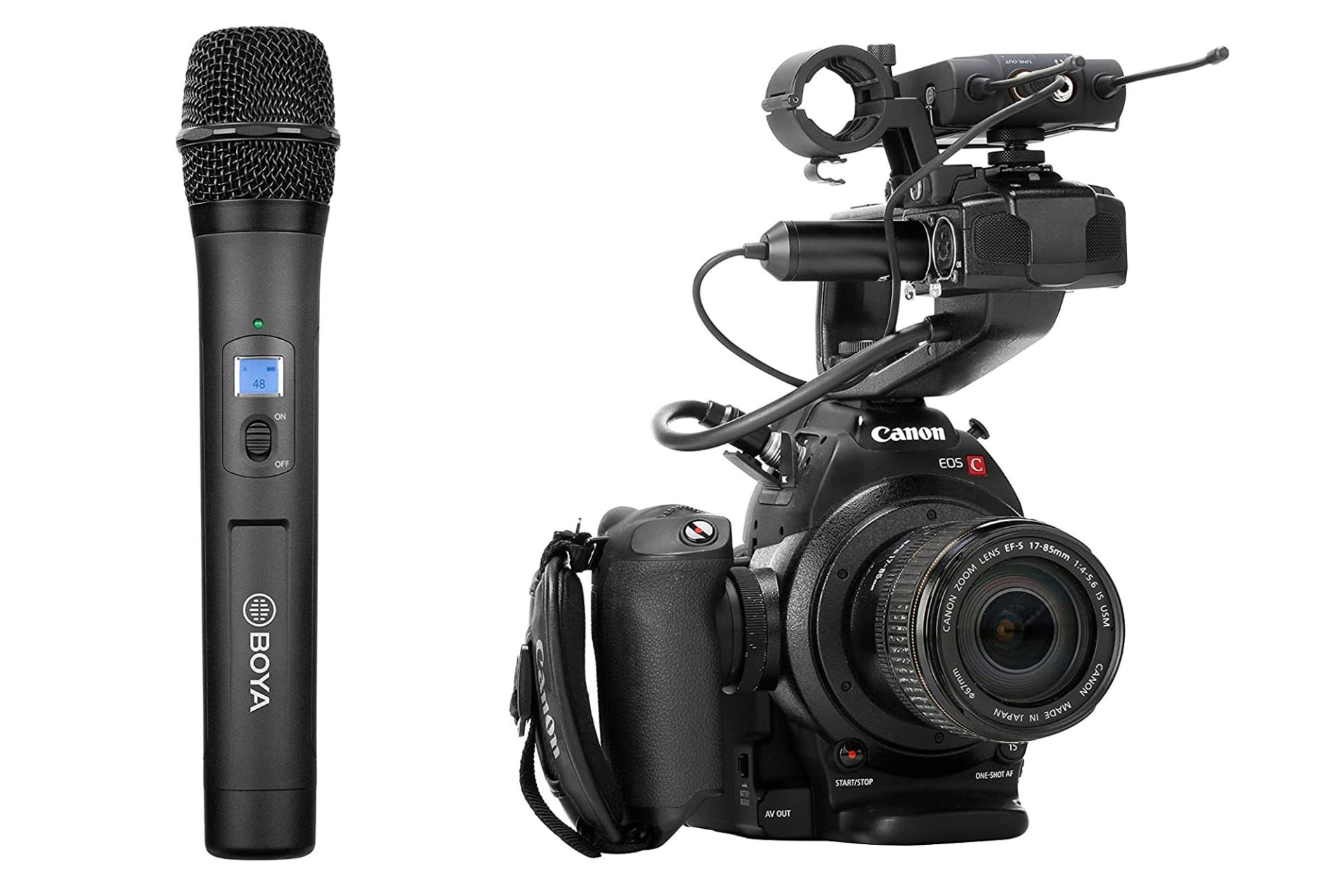 طراحی میکروفون بویا BY-WHM8 Pro + RX8 PRO