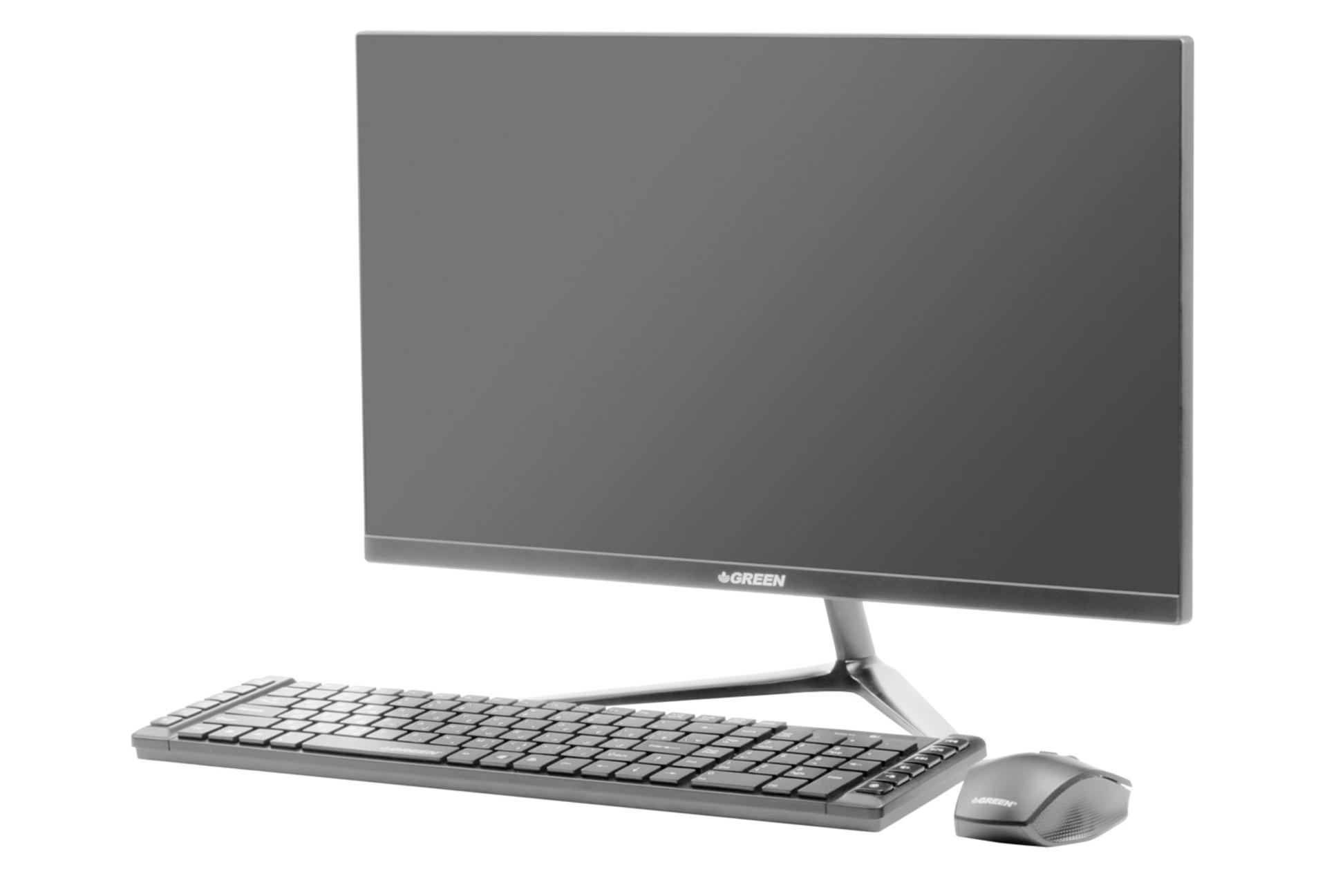 کامپیوتر آل این وان All in One Green GX22-I314 همراه ماوس و کیبورد بی سیم گرین