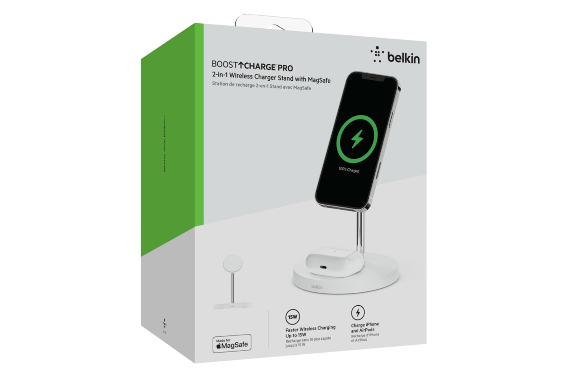 جعبه شارژر بلکین Boost Charge Pro MagSafe دو در یک