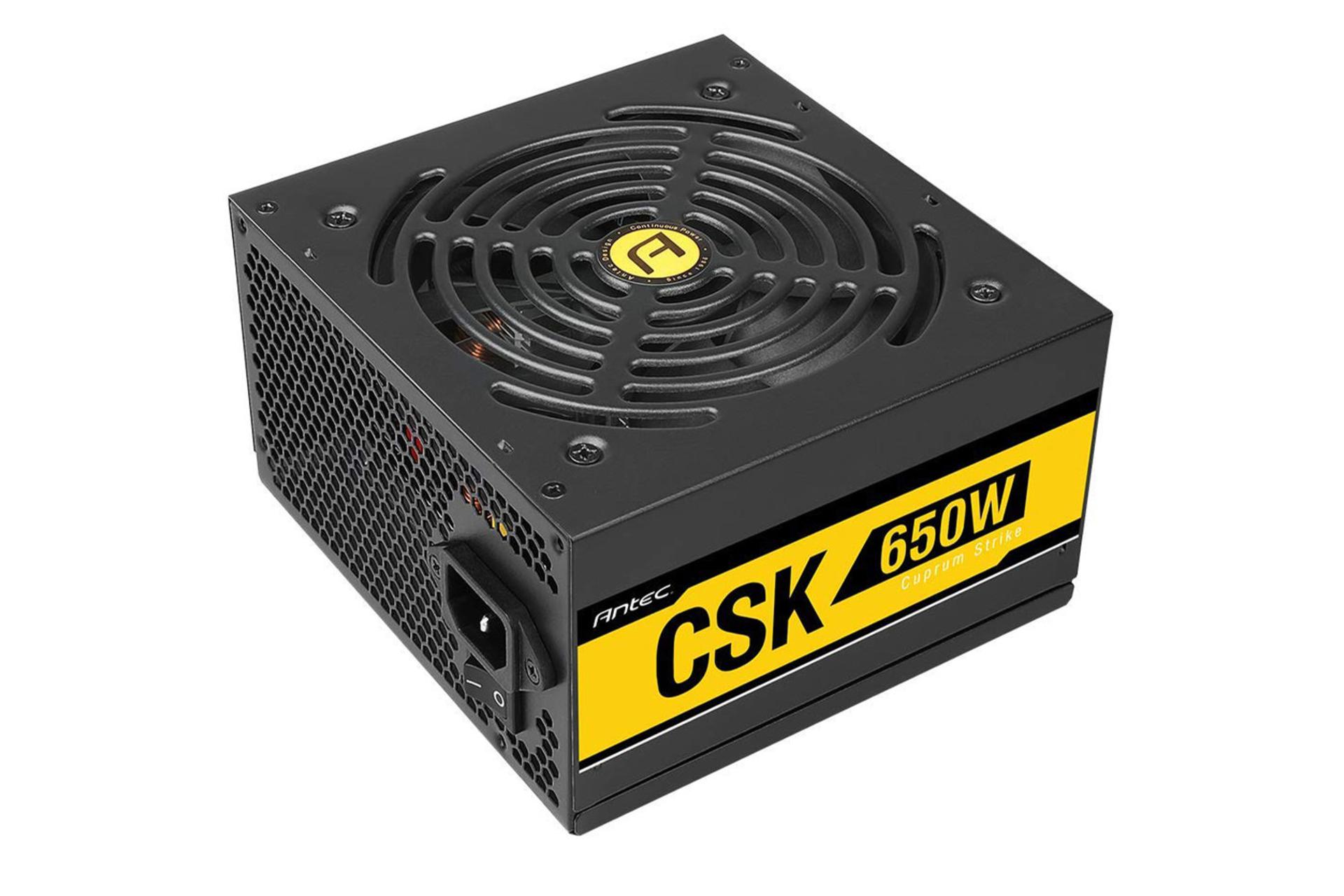 پاور کامپیوتر انتک Cuprum Strike Series CSK با توان 650 وات
