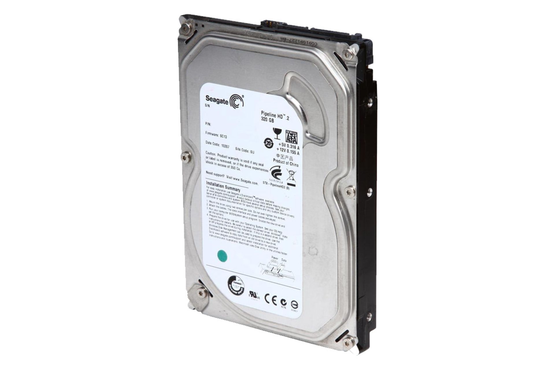 هارد دیسک سیگیت PipeLine HD ST3320311CS ظرفیت 320 گیگابایت