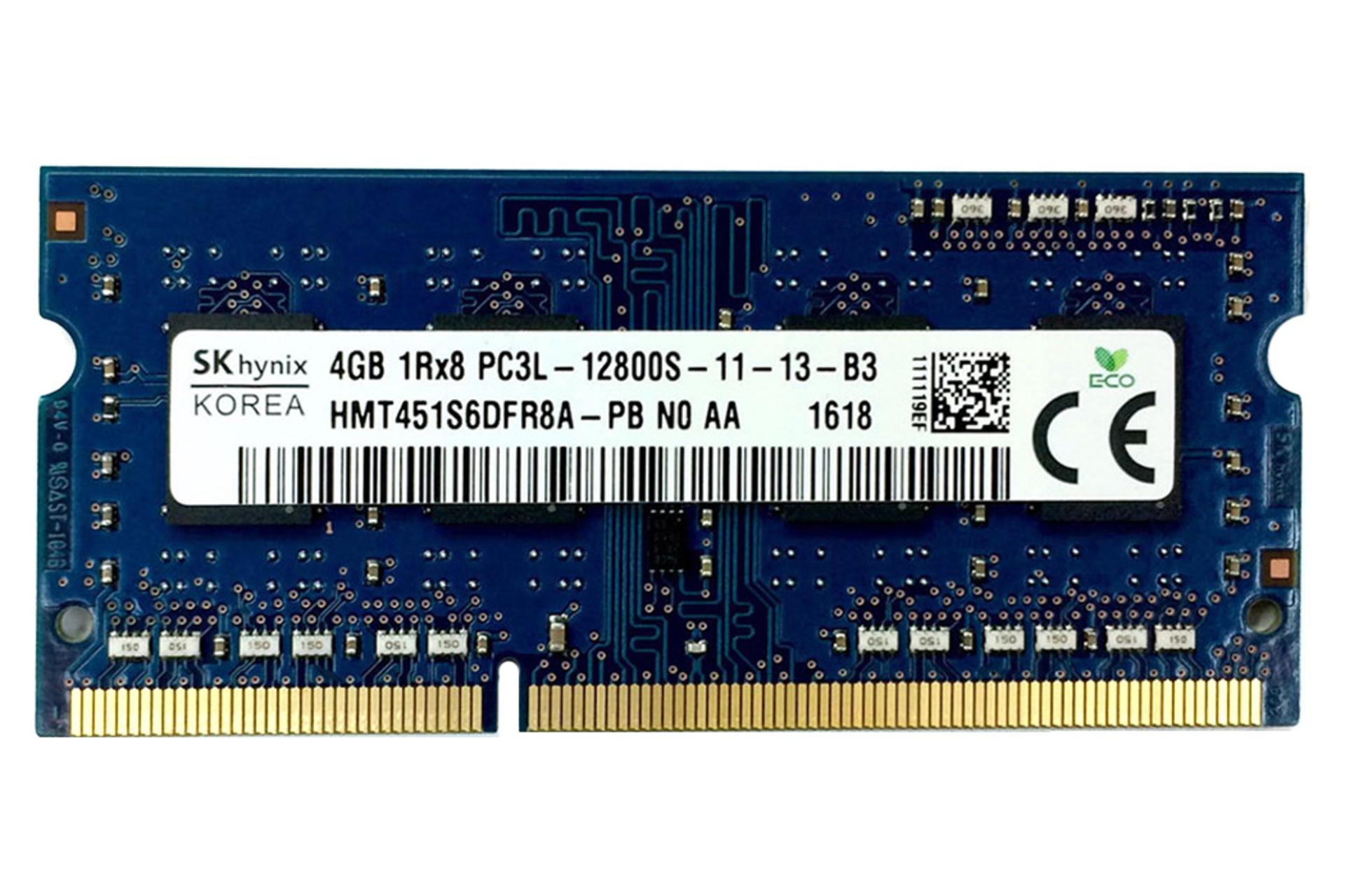 رم اس کی هاینیکس SK Hynix HMT451S6DFR8A-PB 4GB DDR3L-1600 CL11