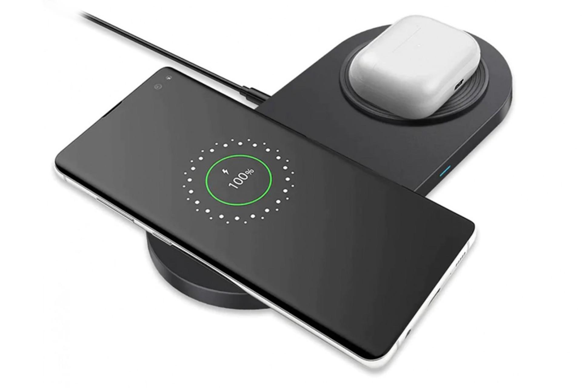 شارژر پاورولوجی Powerpad در حالت شارژدهی