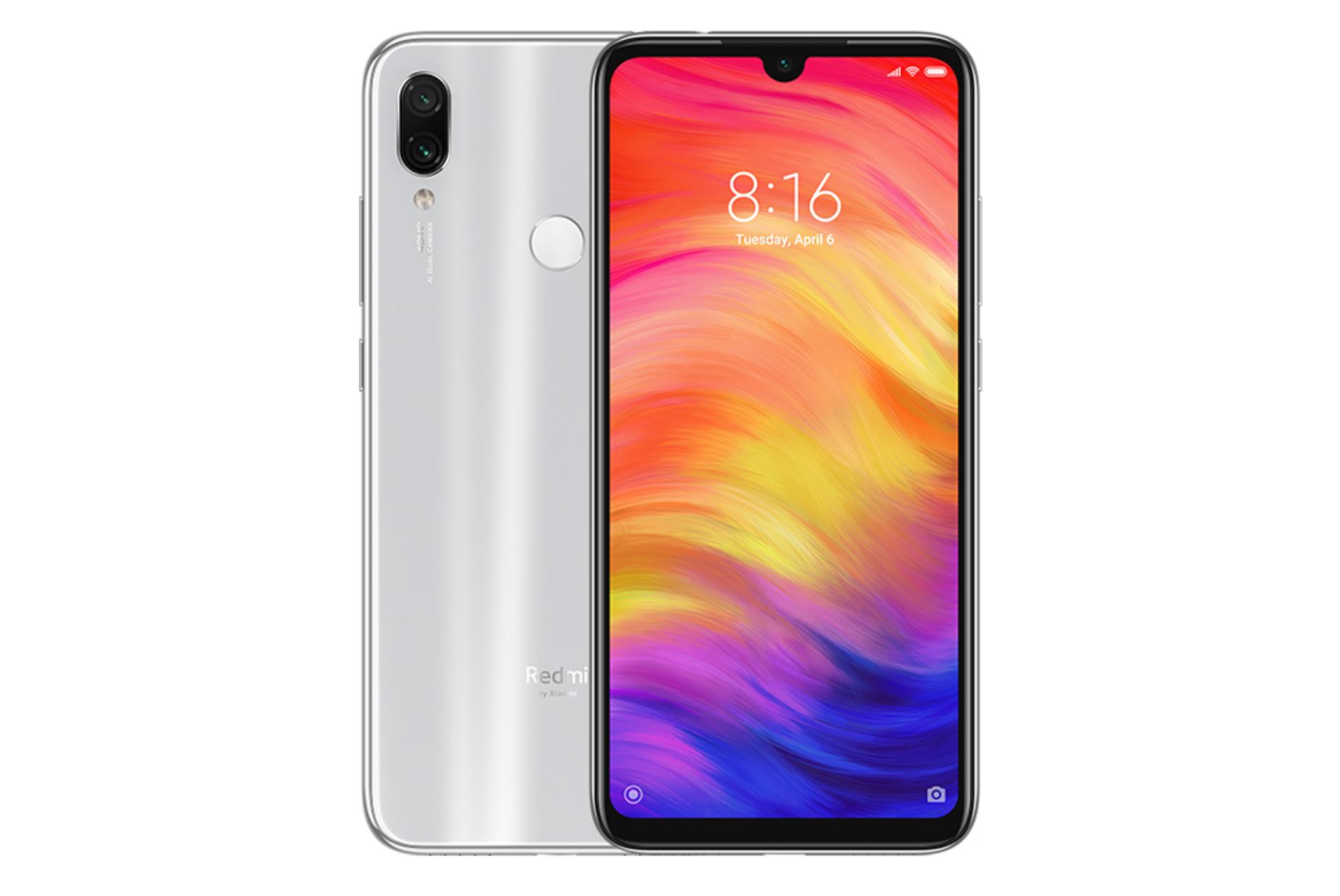 ردمی نوت 7 پرو شیائومی نقره ای Xiaomi Redmi Note 7 Pro