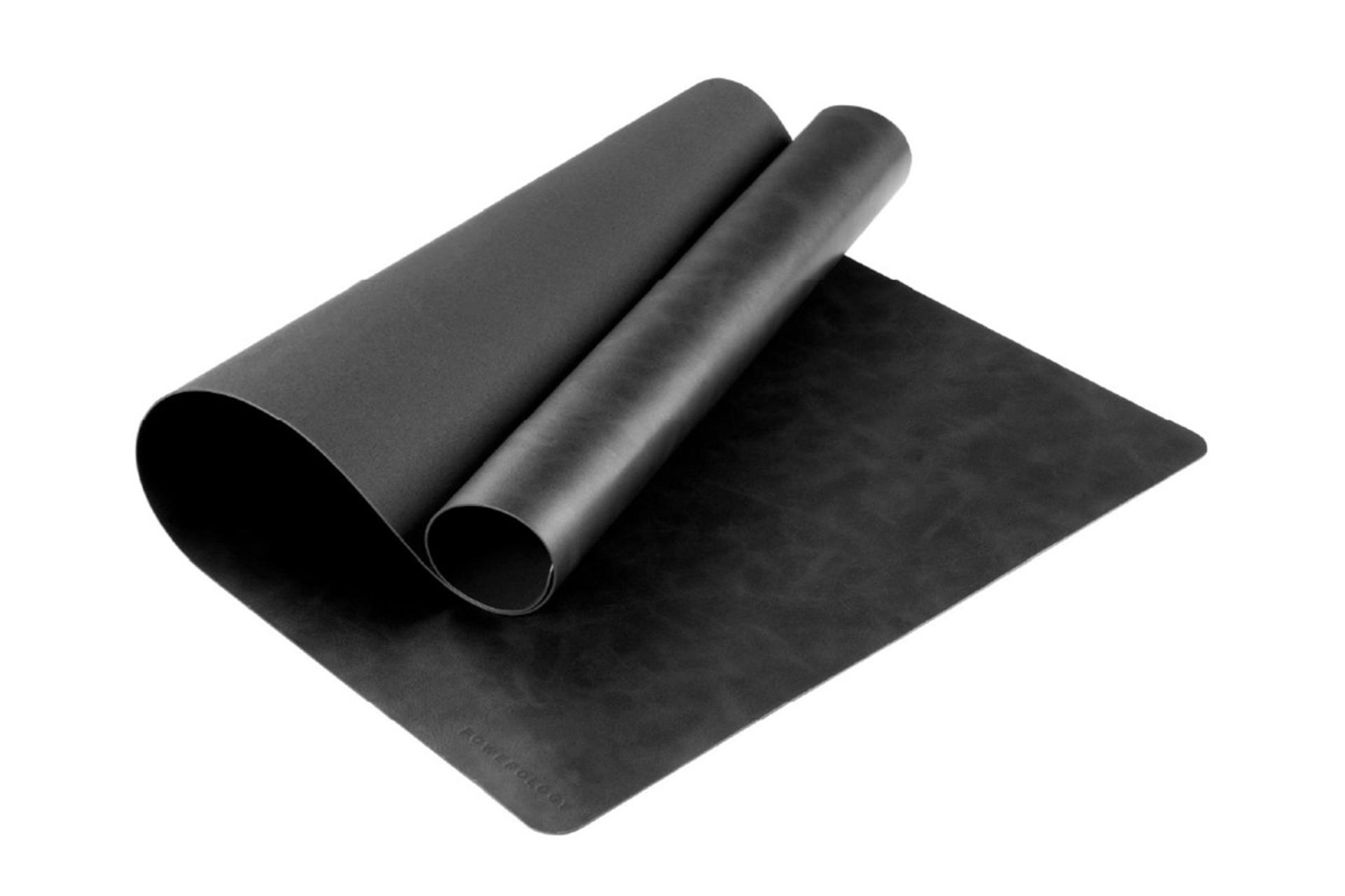 ماوس پد پاورولوجی Powerology Vegan Leather Desk Pad قهوه ای مشکی