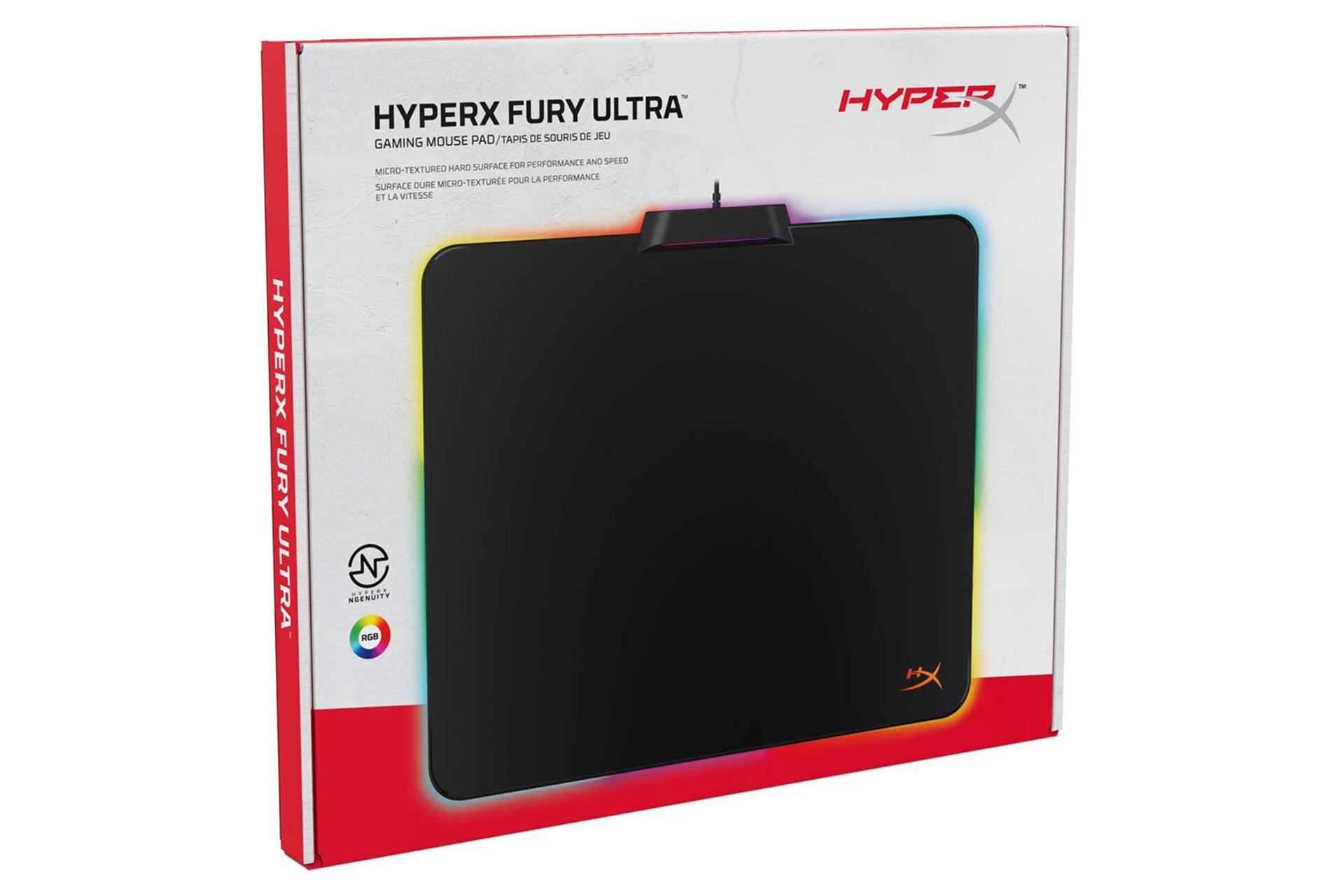 بسته بندی ماوس پد هایپر ایکس HyperX FURY Ultra RGB