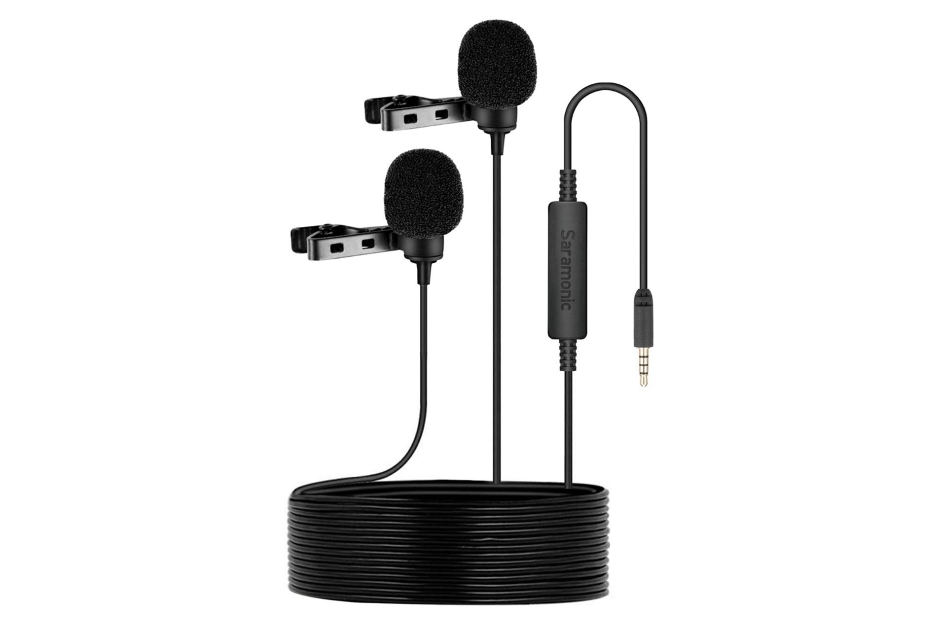 طول کابل میکروفون سارامونیک Saramonic LavMicro 2M