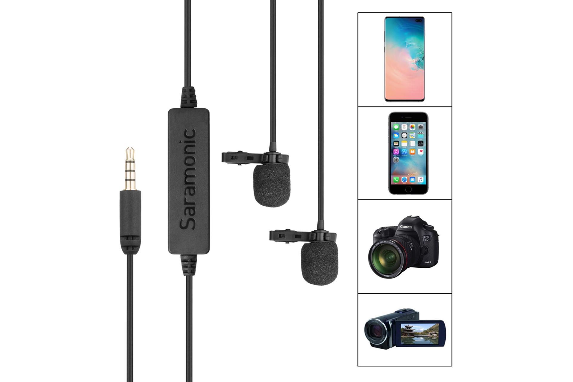 کانکتور میکروفون سارامونیک Saramonic LavMicro 2M