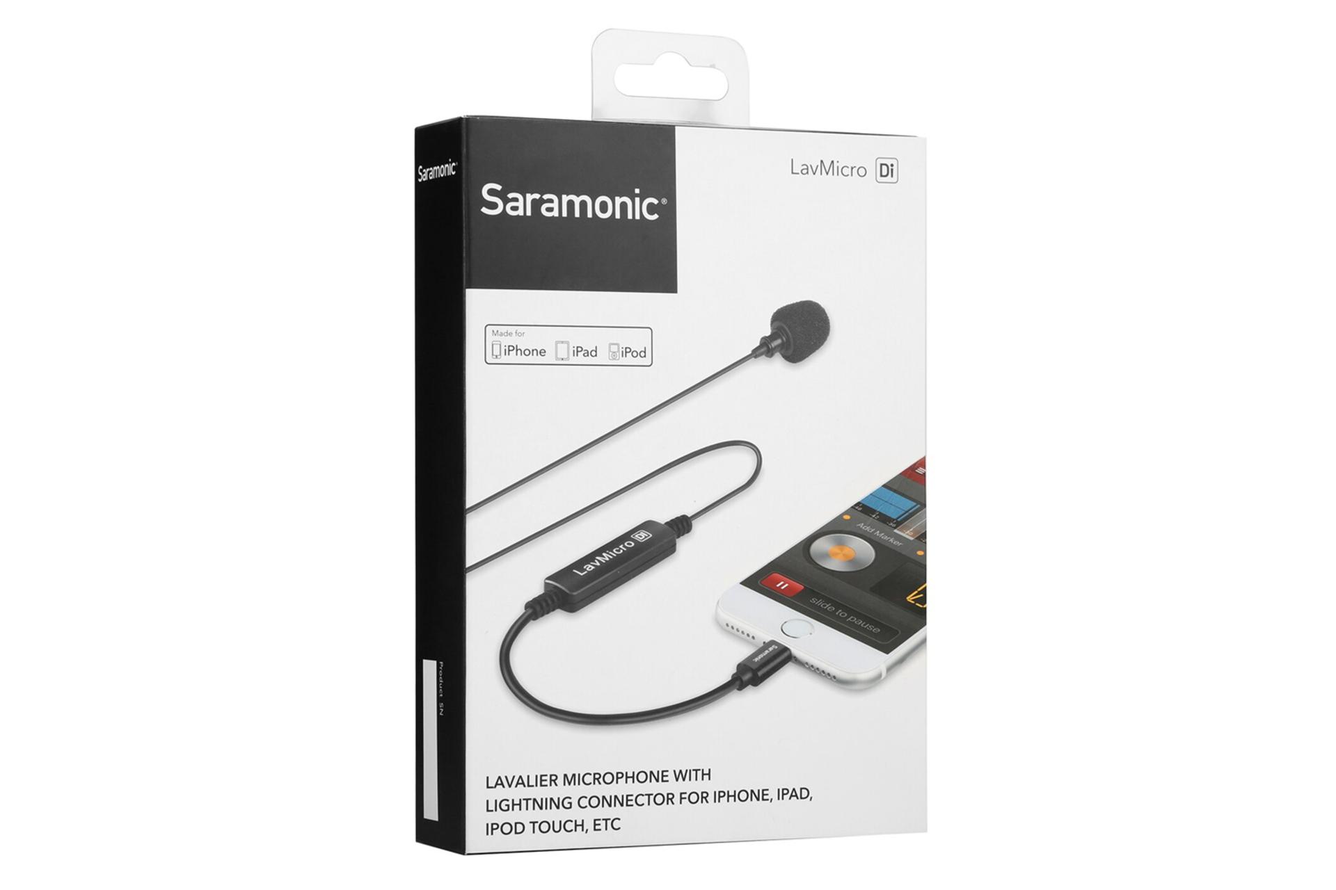 جعبه میکروفون سارامونیک Saramonic LavMicro DI