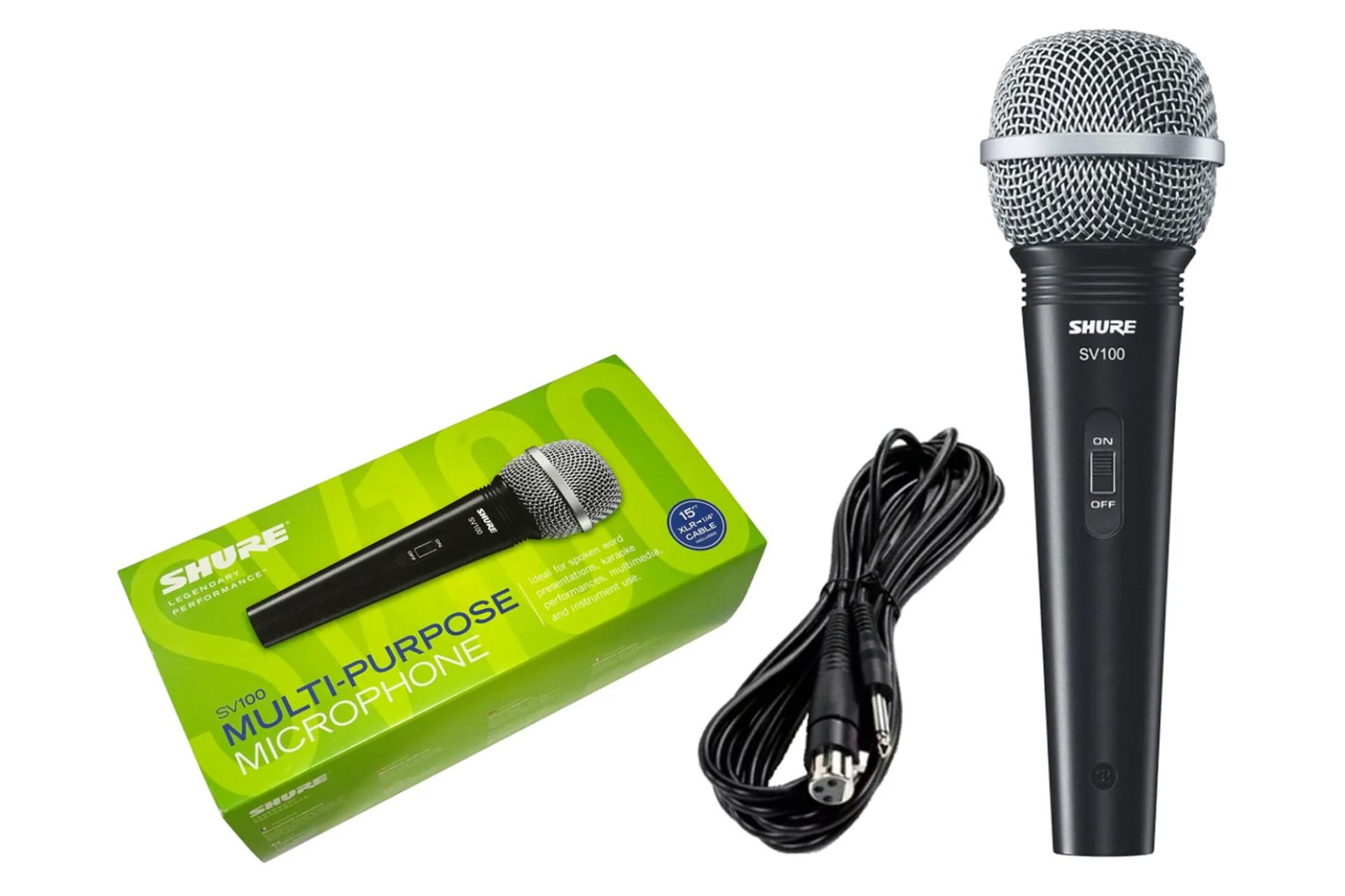 اقلام همراه میکروفون شور Shure SV100