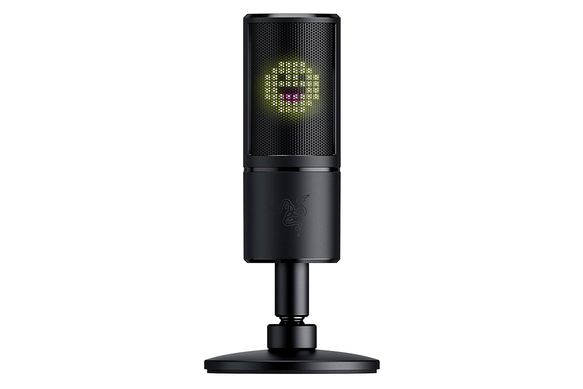 مرجع متخصصين ايران ميكروفون ريزر Razer Seiren Emote مشكي