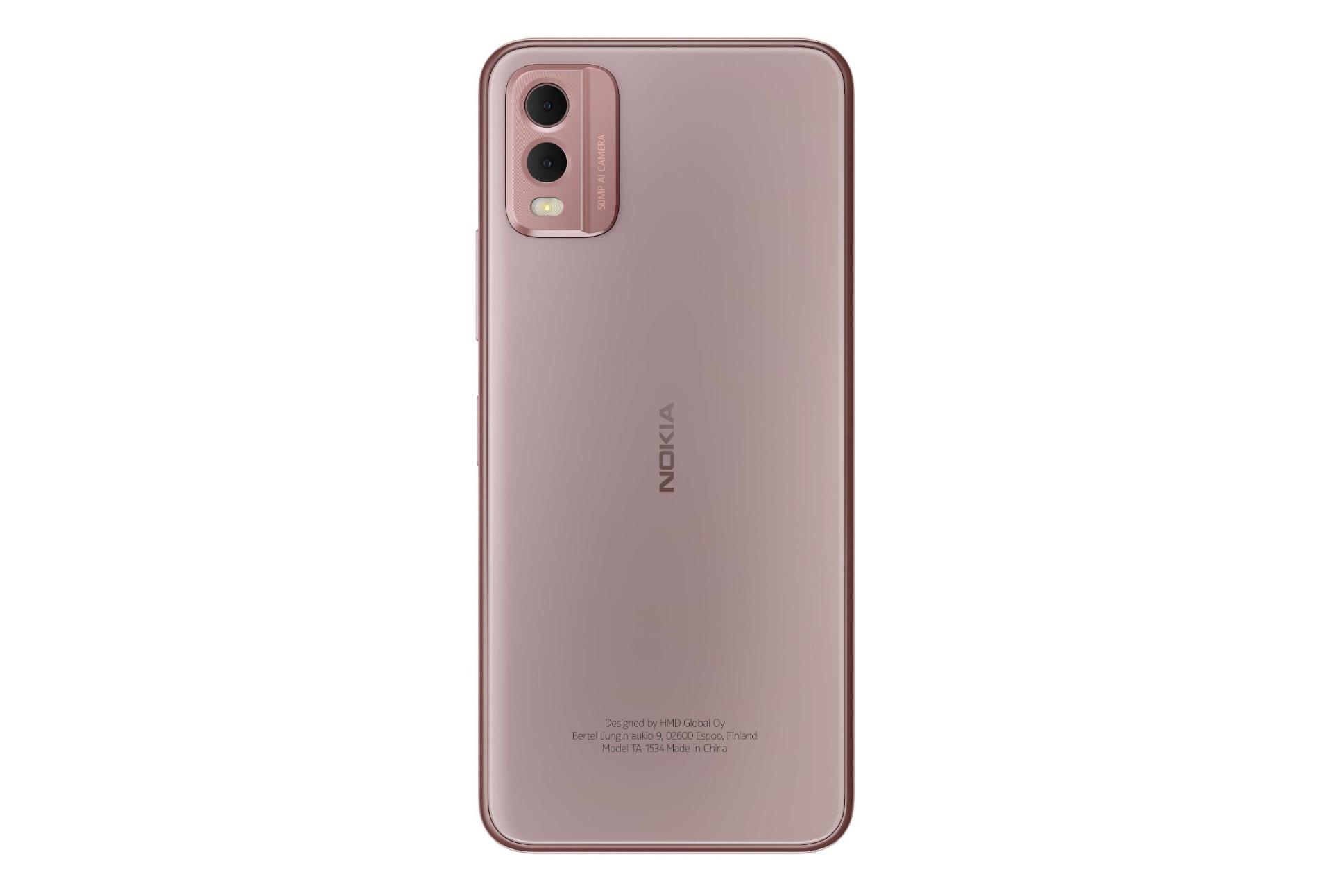 گوشی موبایل نوکیا Nokia C32 صورتی تیره