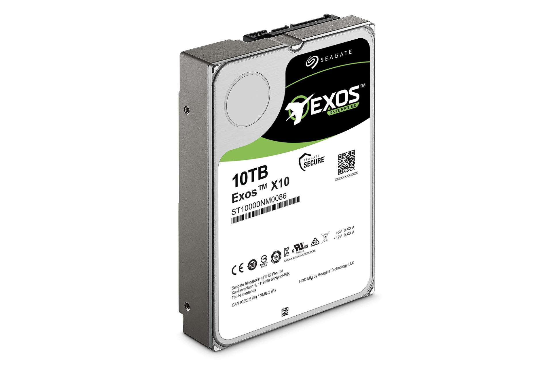 هارد دیسک سیگیت Seagate Exos X10 ST10000NM0086 3.5 Inch 10TB ظرفیت 10 ترابایت