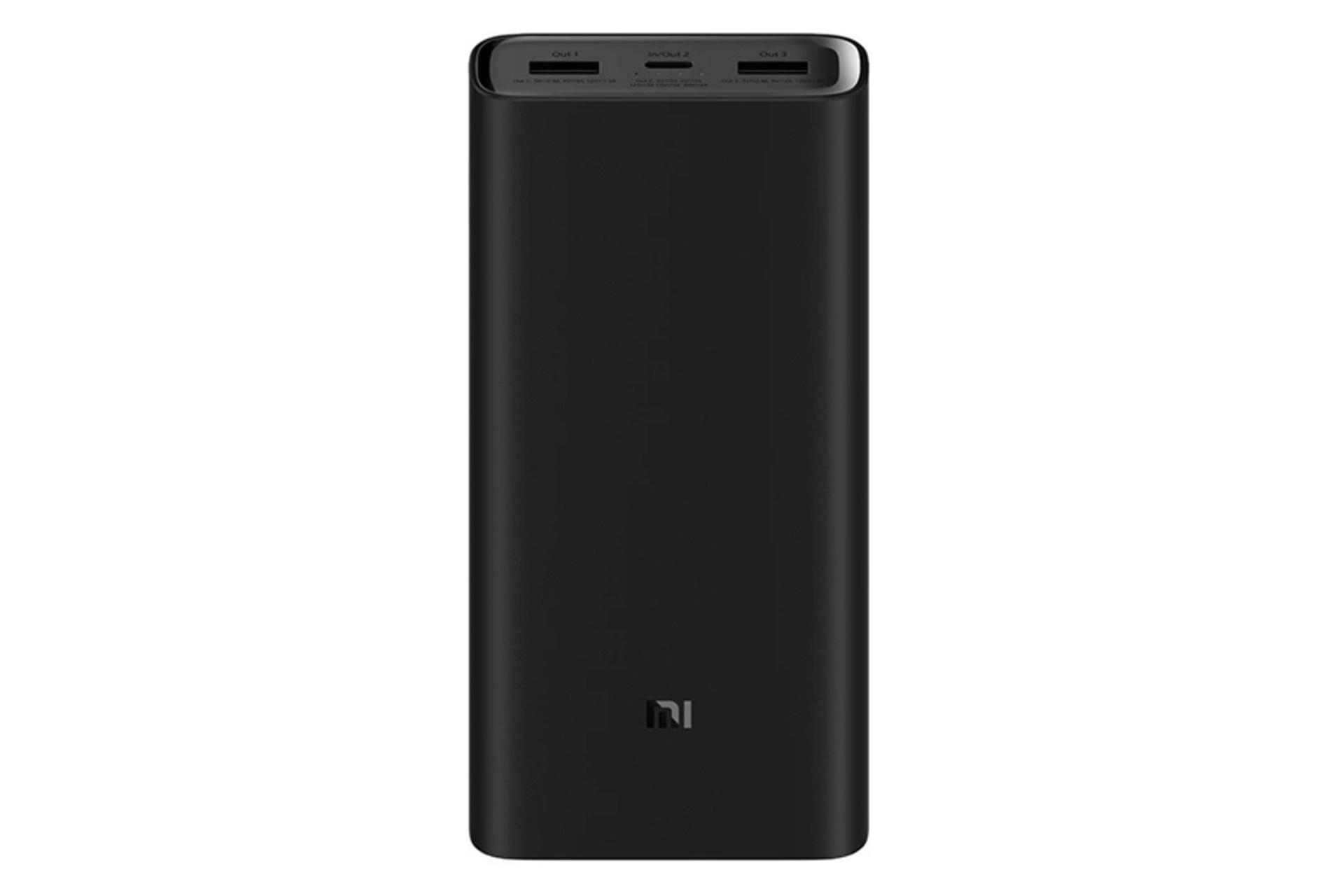 نمای روبرو پاوربانک شیائومی Mi Power Bank 3 PB2050ZM