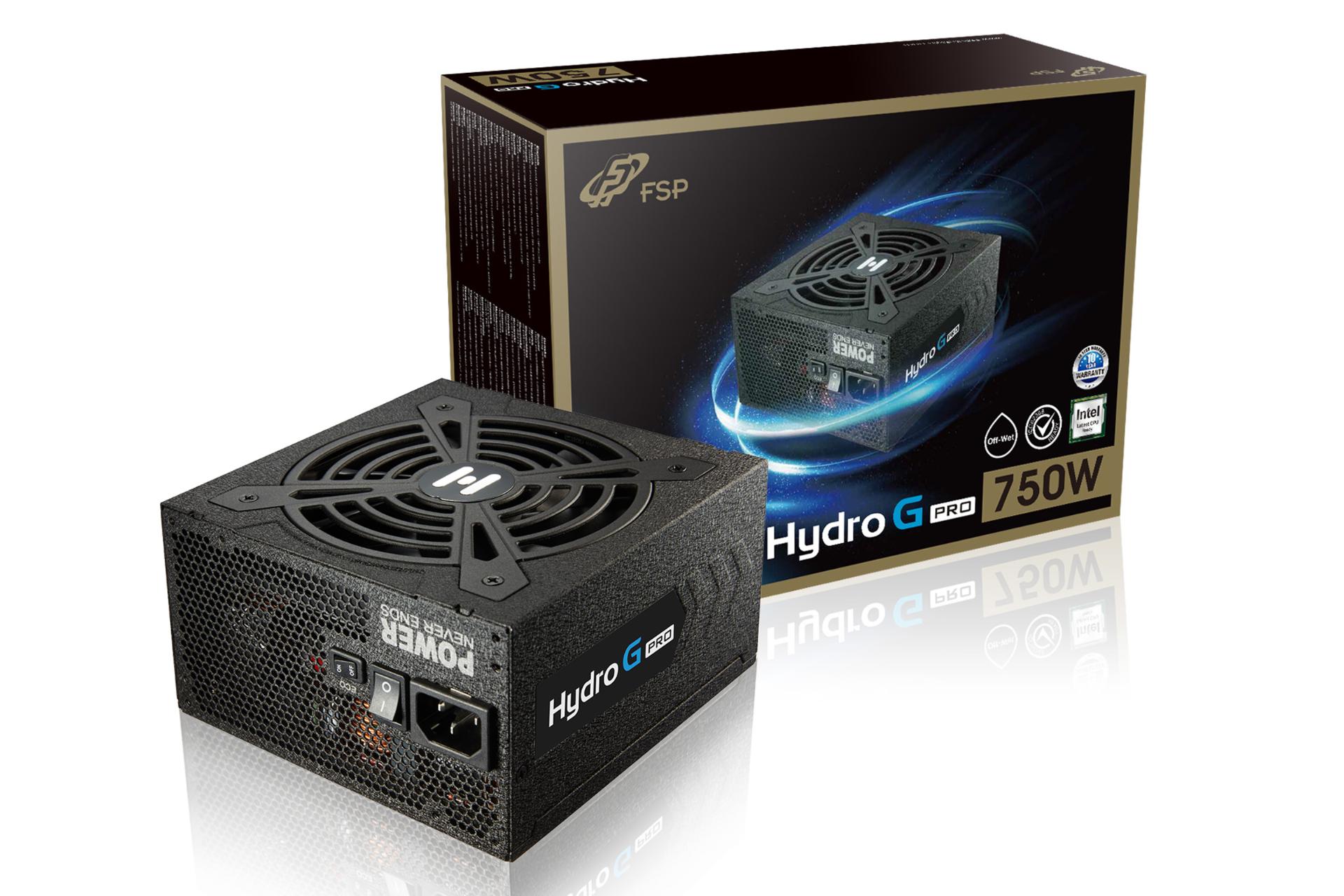 جعبه پاور کامپیوتر اف اس پی HYDRO G PRO با توان 750 وات