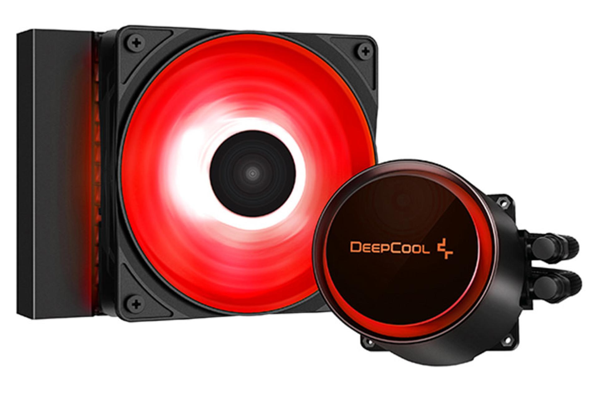 خنک کننده مایع دیپ کول CASTLE 120R قرمز