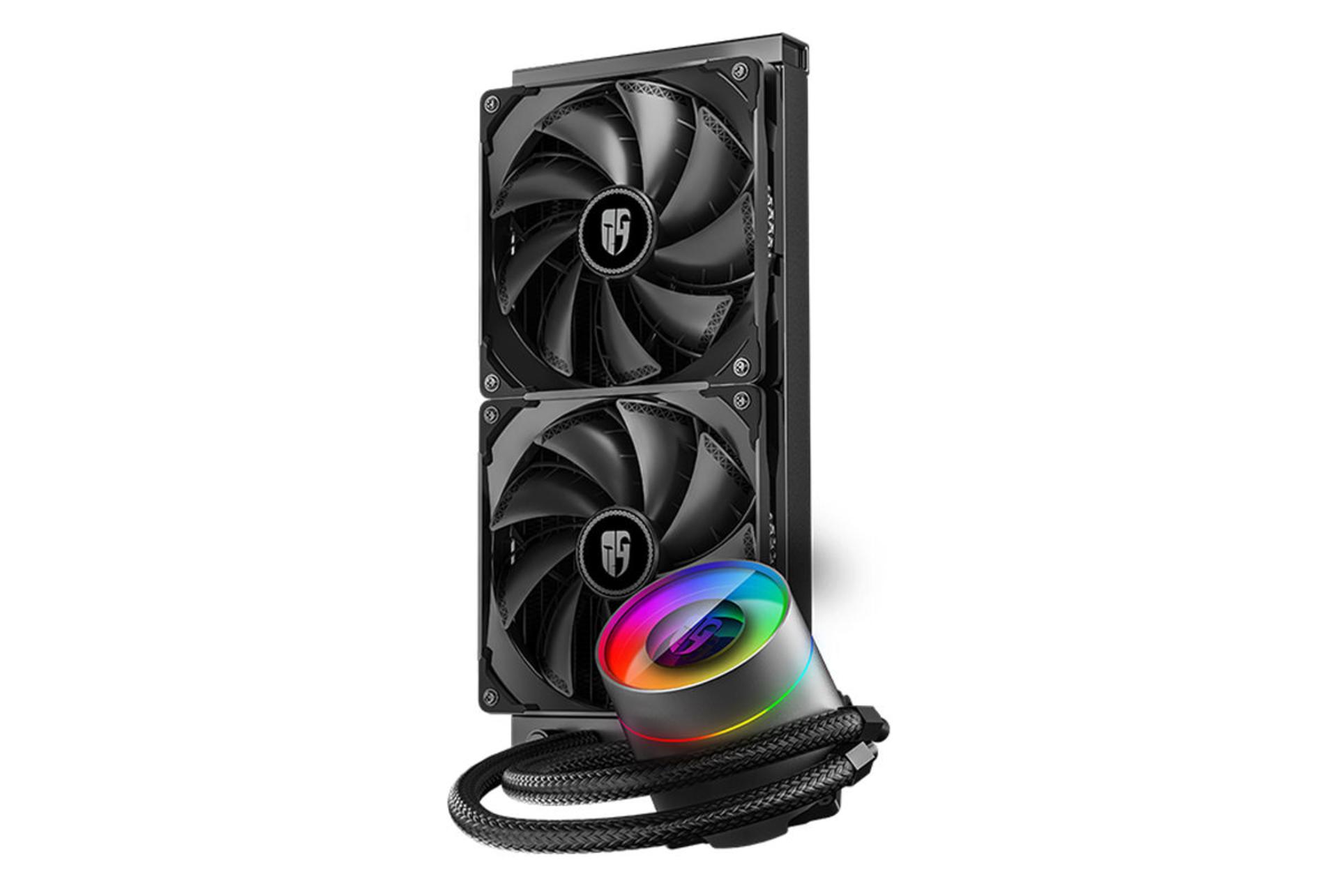 نمای عمودی خنک کننده مایع دیپ کول CASTLE 280EX