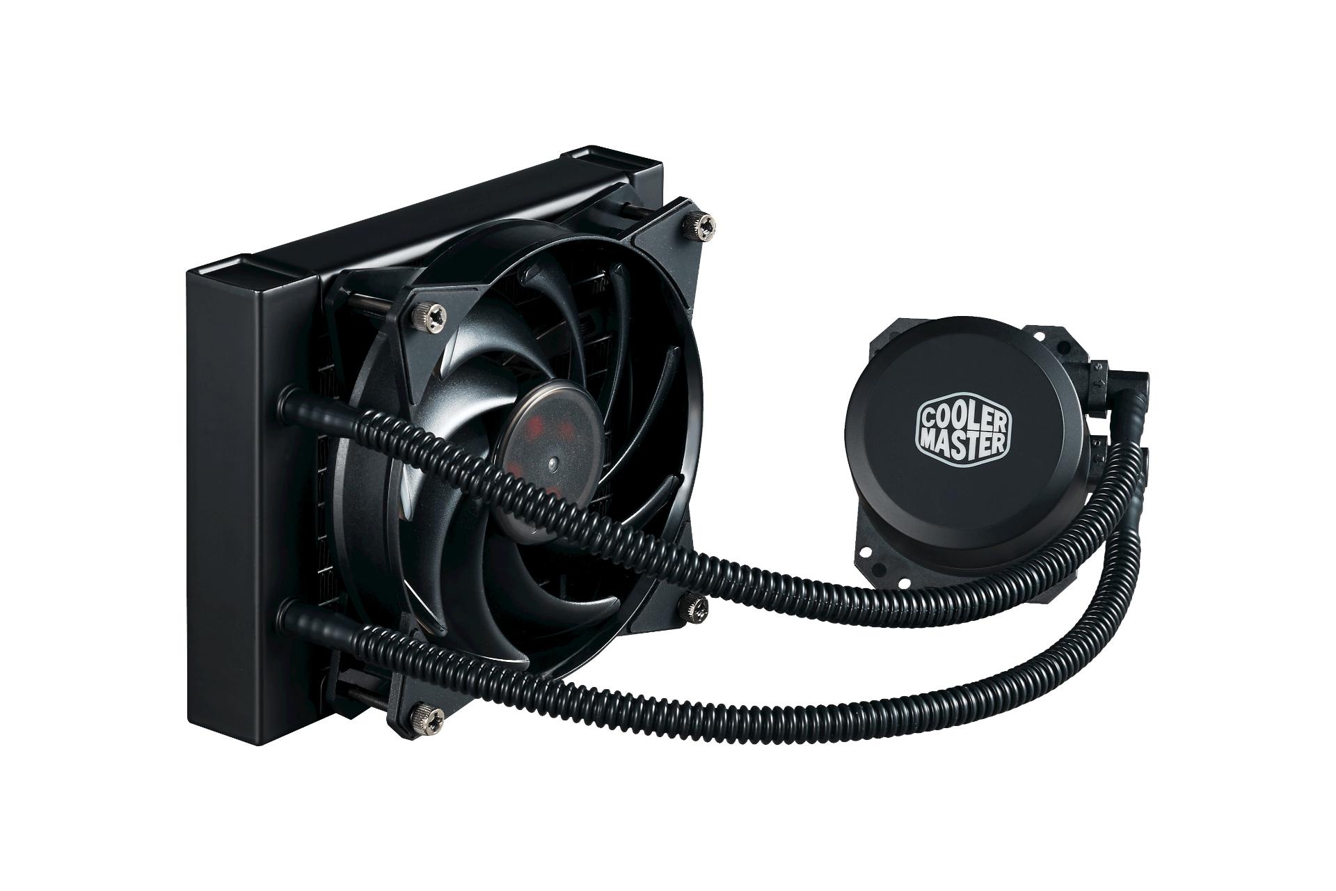 نمای چپ خنک کننده مایع کولر مستر MASTERLIQUID LITE 120