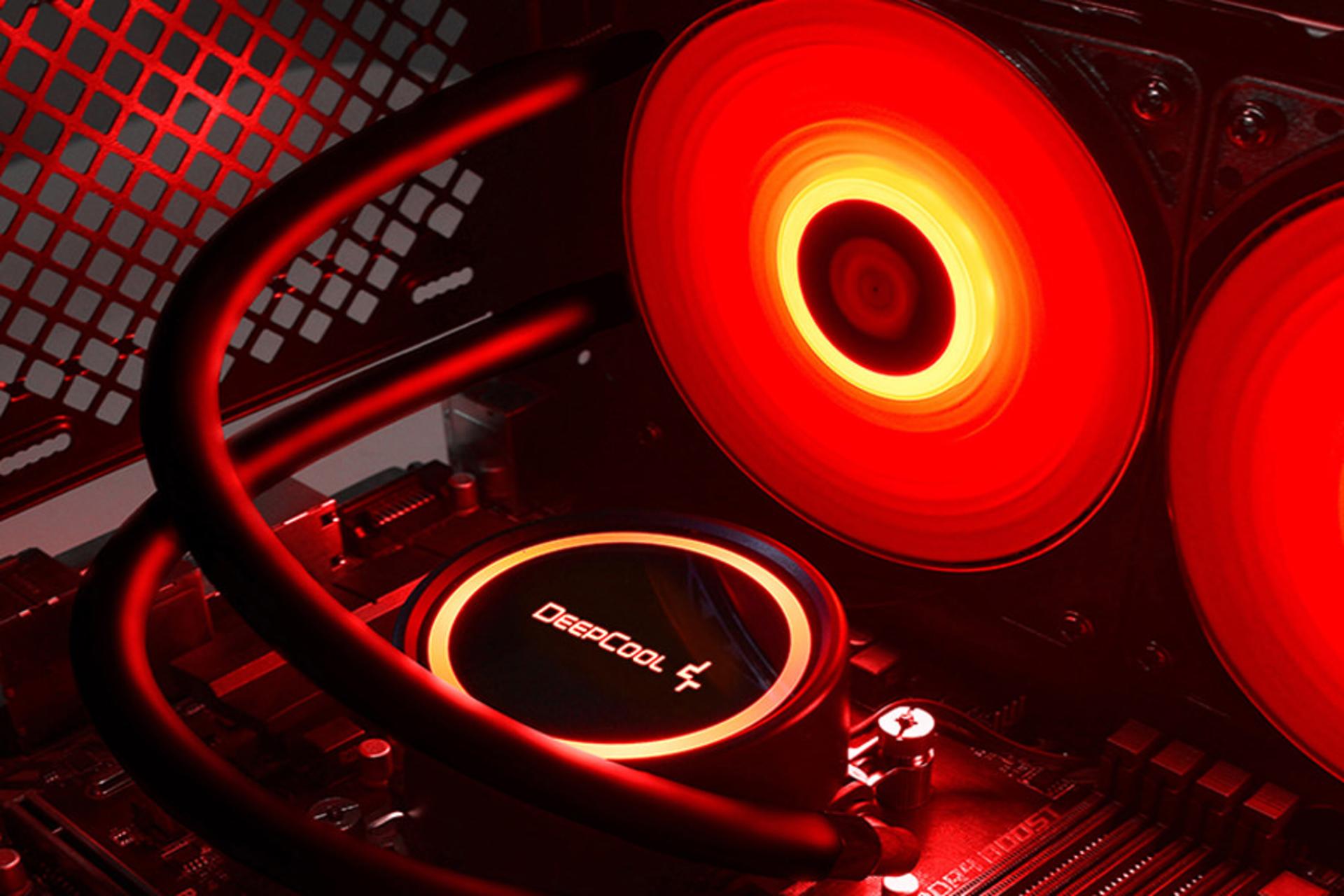 خنک کننده مایع گیم استورم CASTLE 280RGB روشن