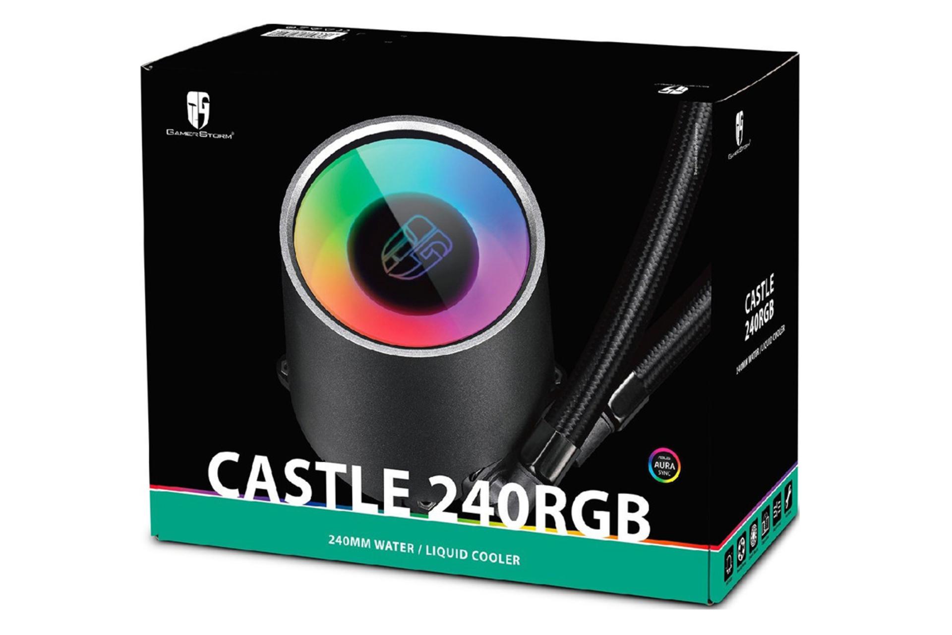 جعبه خنک کننده مایع گیم استورم CASTLE 280RGB