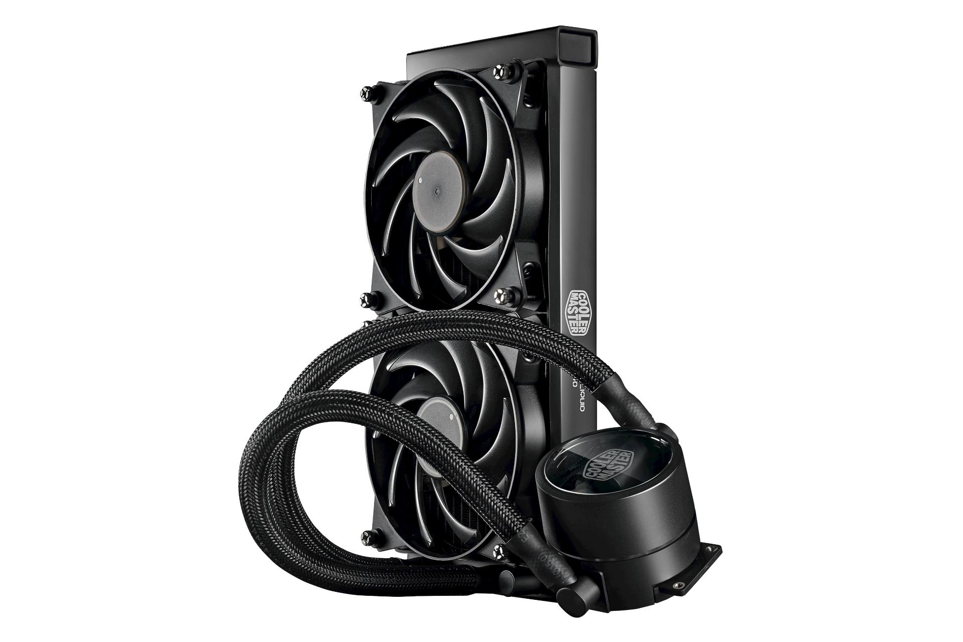 نمای عمودی خنک کننده مایع کولر مستر MASTERLIQUID PRO 240