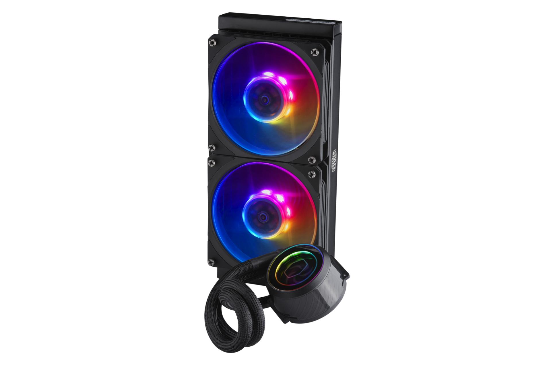 نورپردازی در حالت عمودی خنک کننده مایع کولر مستر MASTERLIQUID ML240P MIRAGE