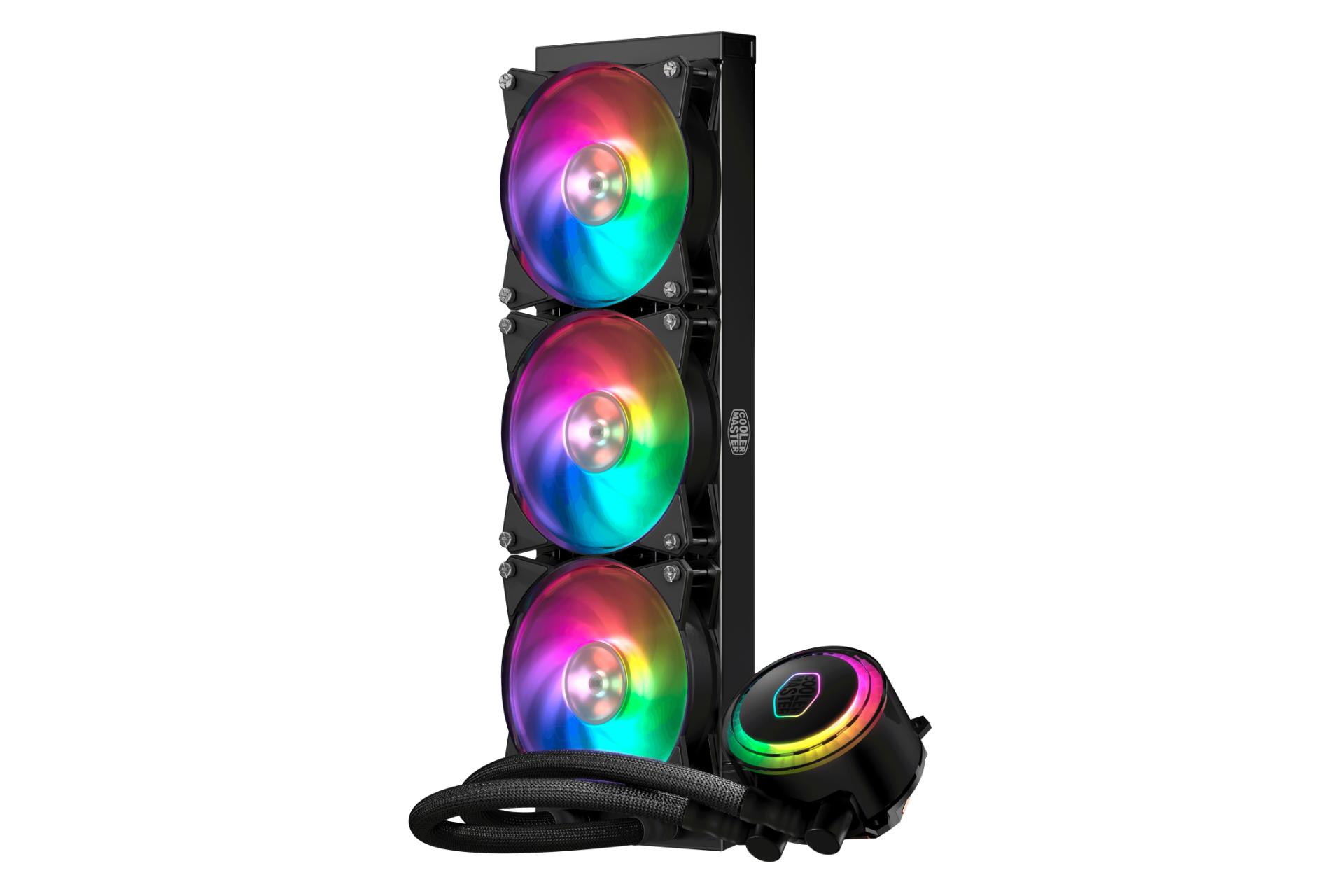 نمای عمودی خنک کننده مایع کولر مستر MASTERLIQUID ML360R RGB