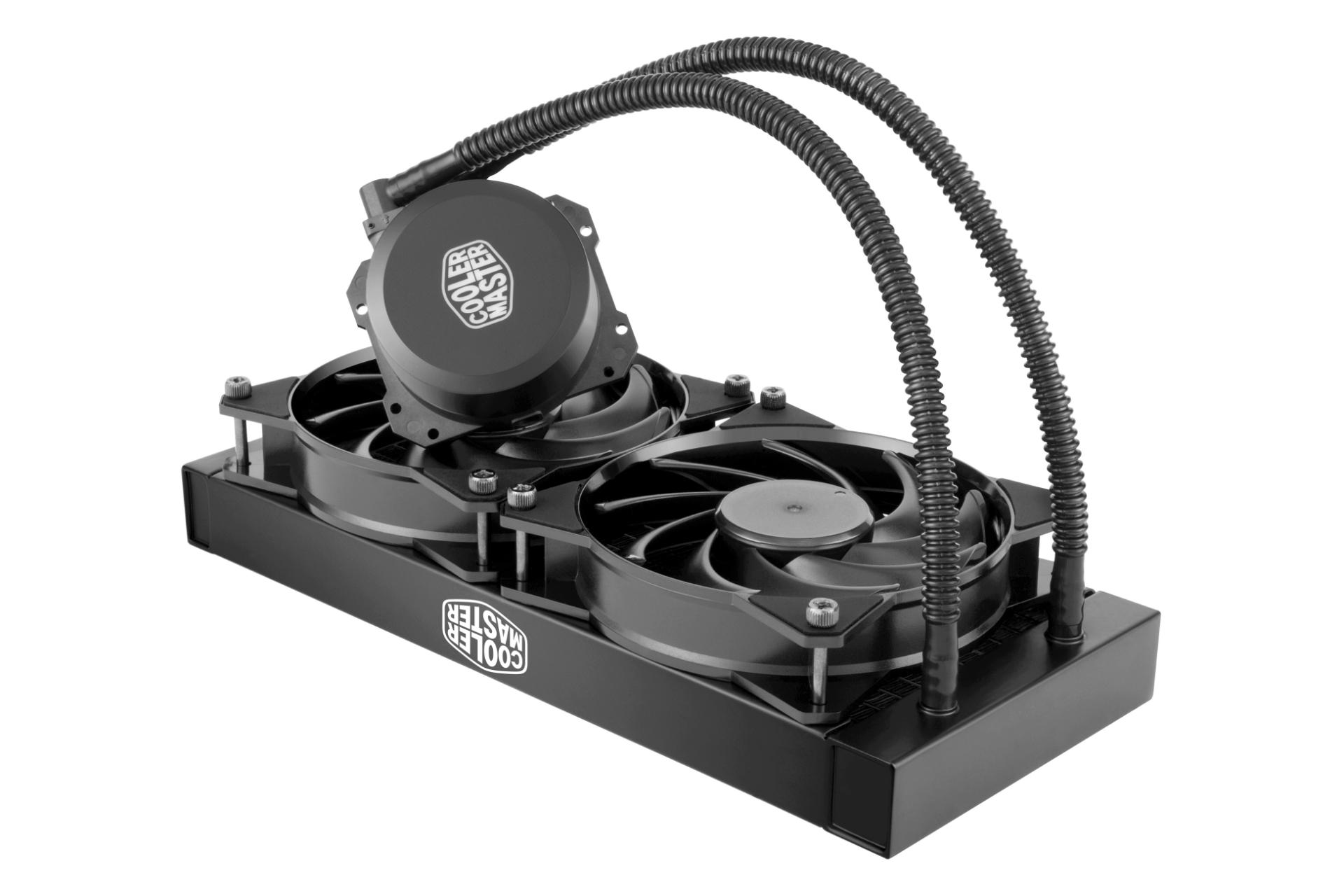 نمای جانبی خنک کننده مایع کولر مستر MASTERLIQUID LITE 240