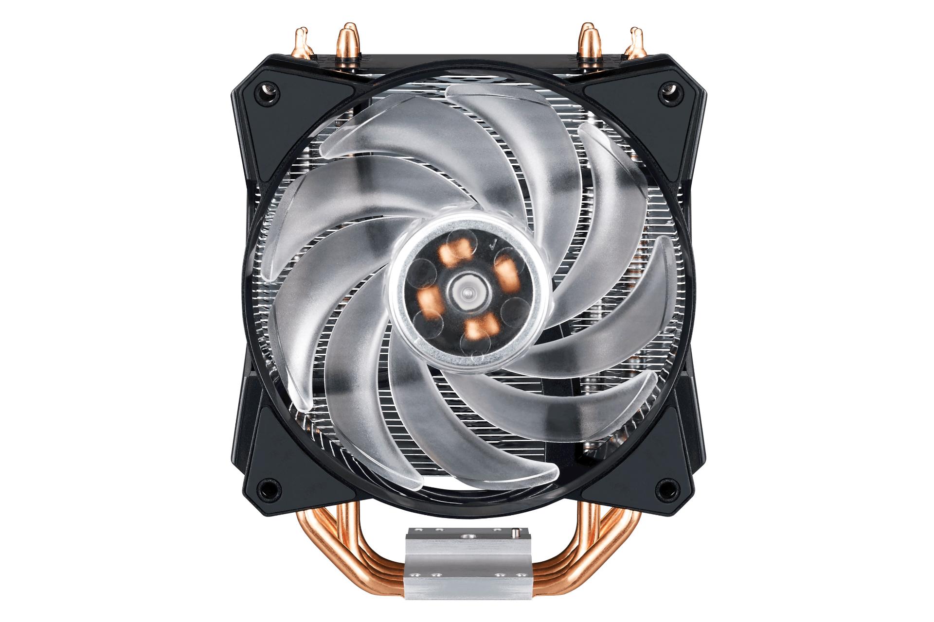 نمای روبرو خنک کننده پردازنده کولر مستر MASTERAIR MA410P