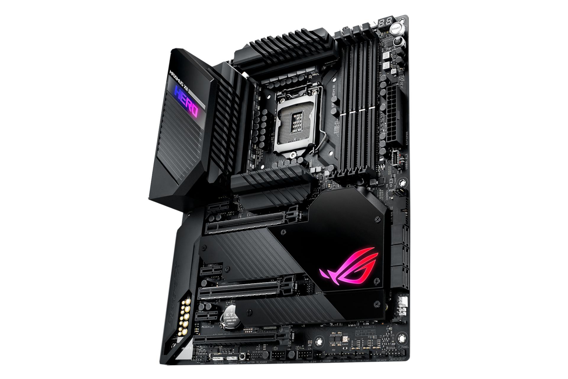 نمای راست مادربرد ایسوس ASUS ROG ROG MAXIMUS XII HERO WI-FI
