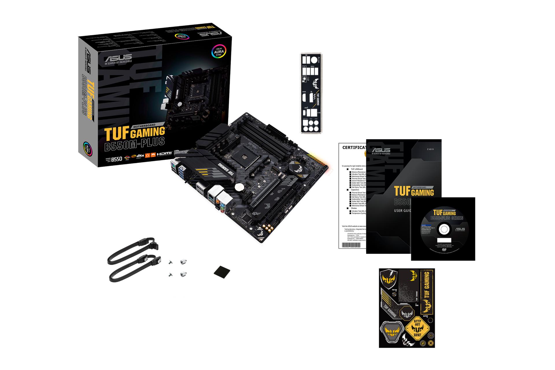 اقلام همراه مادربرد ایسوس ASUS TUF GAMING B550M-PLUS