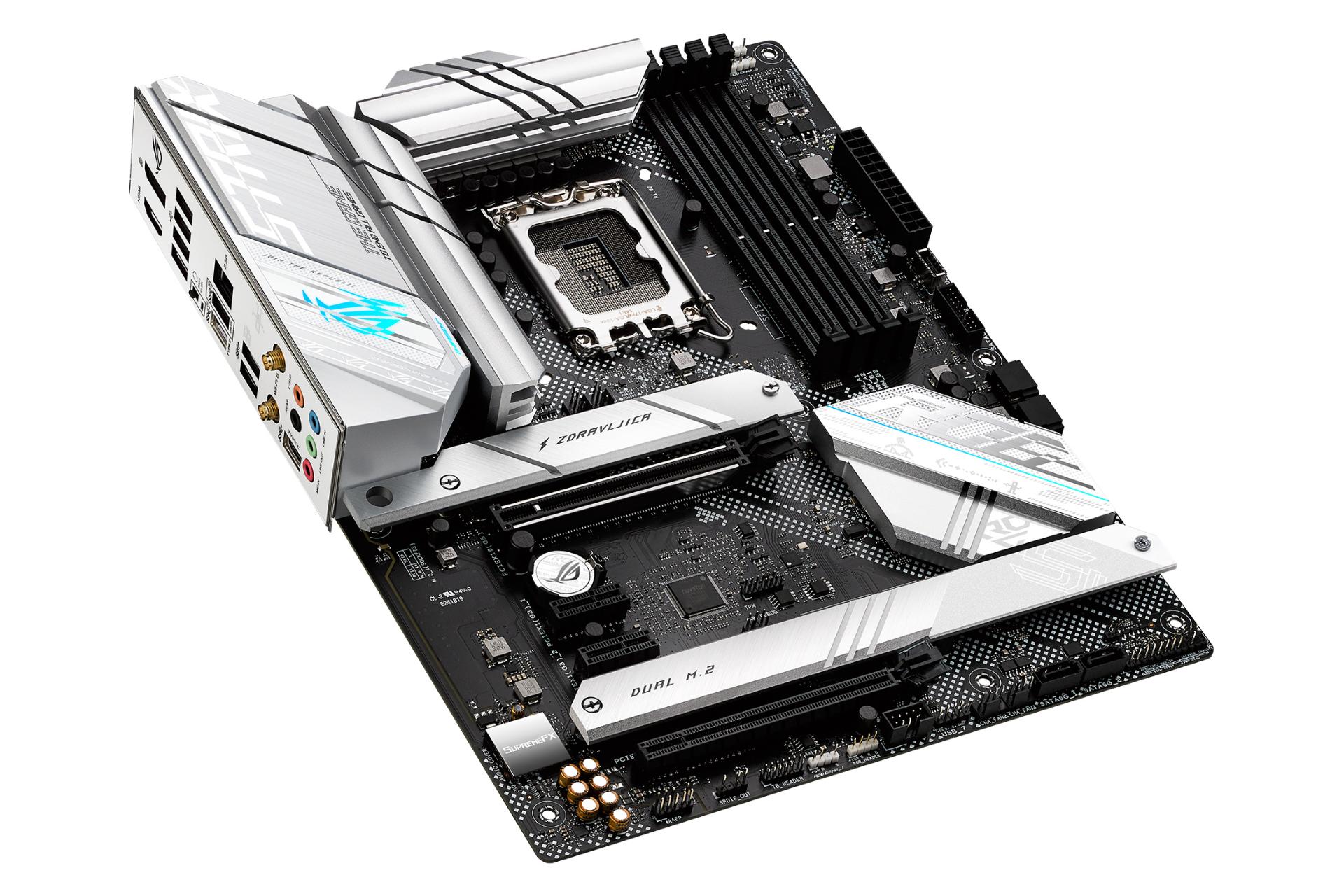 نمای جانبی مادربرد ایسوس ASUS ROG STRIX B660-A GAMING WIFI D4