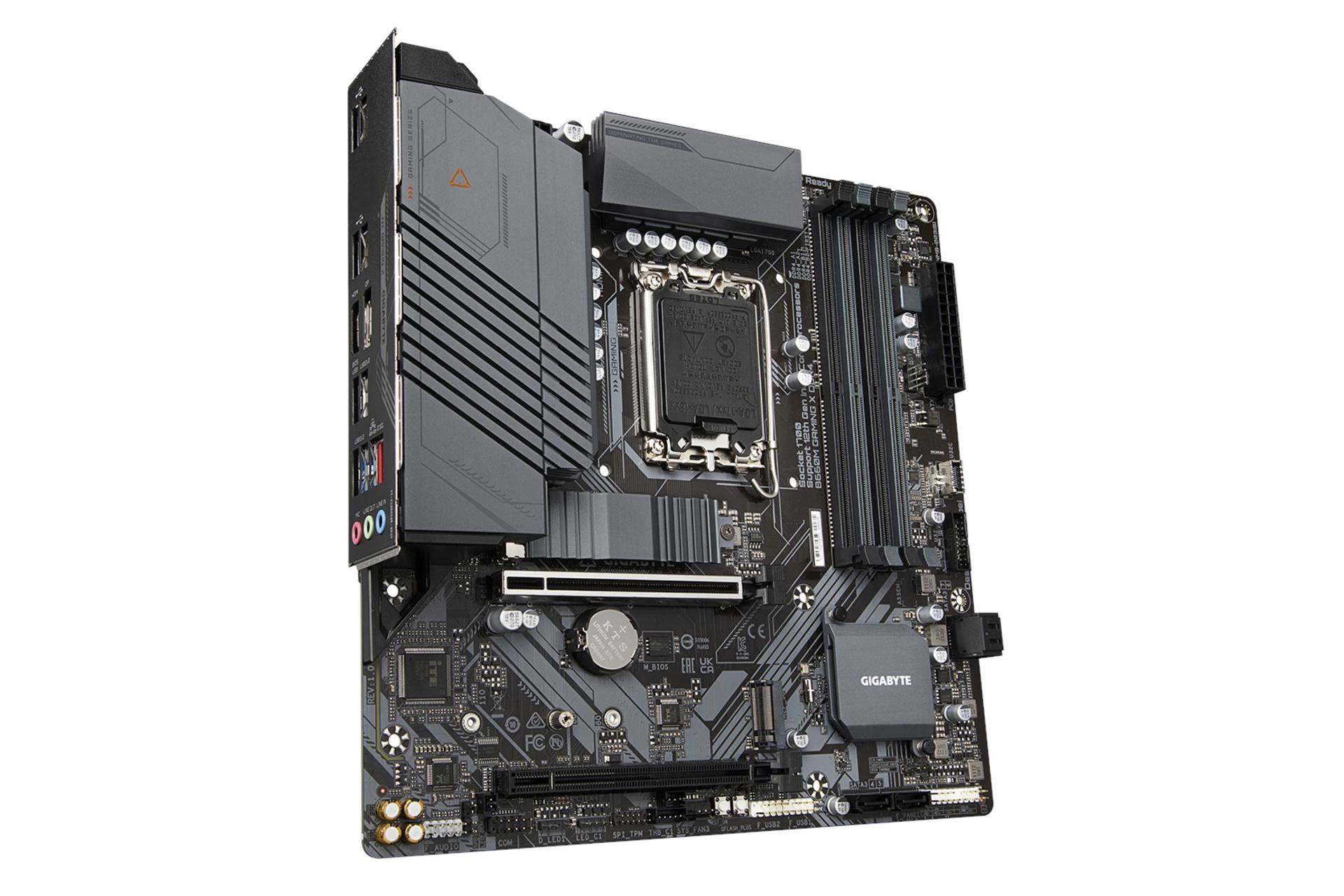 نمای چپ مادربرد گیگابایت GIGABYTE B660M GAMING X DDR4 (rev. 1.0)