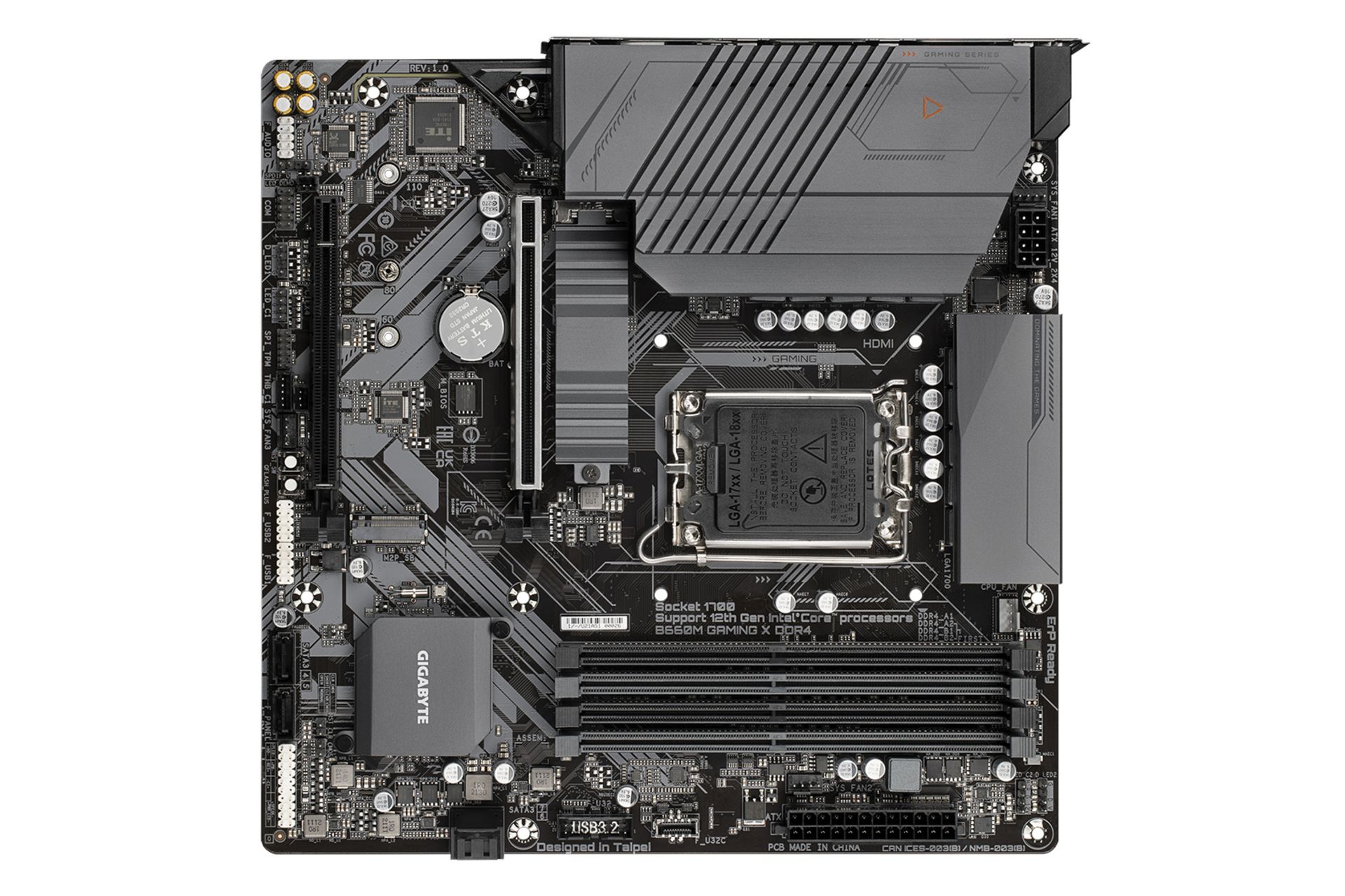 مادربرد گیگابایت GIGABYTE B660M GAMING X DDR4 (rev. 1.0)