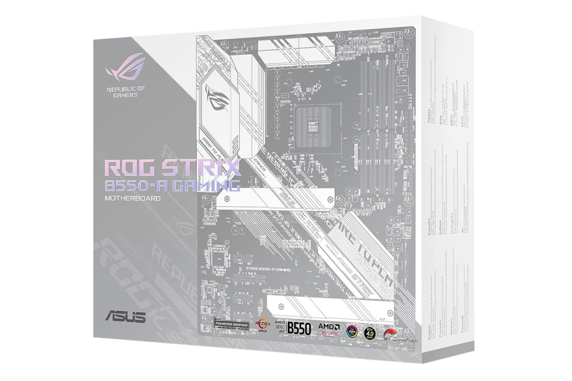 جعبه مادربرد ایسوس ASUS ROG STRIX B550-A GAMING