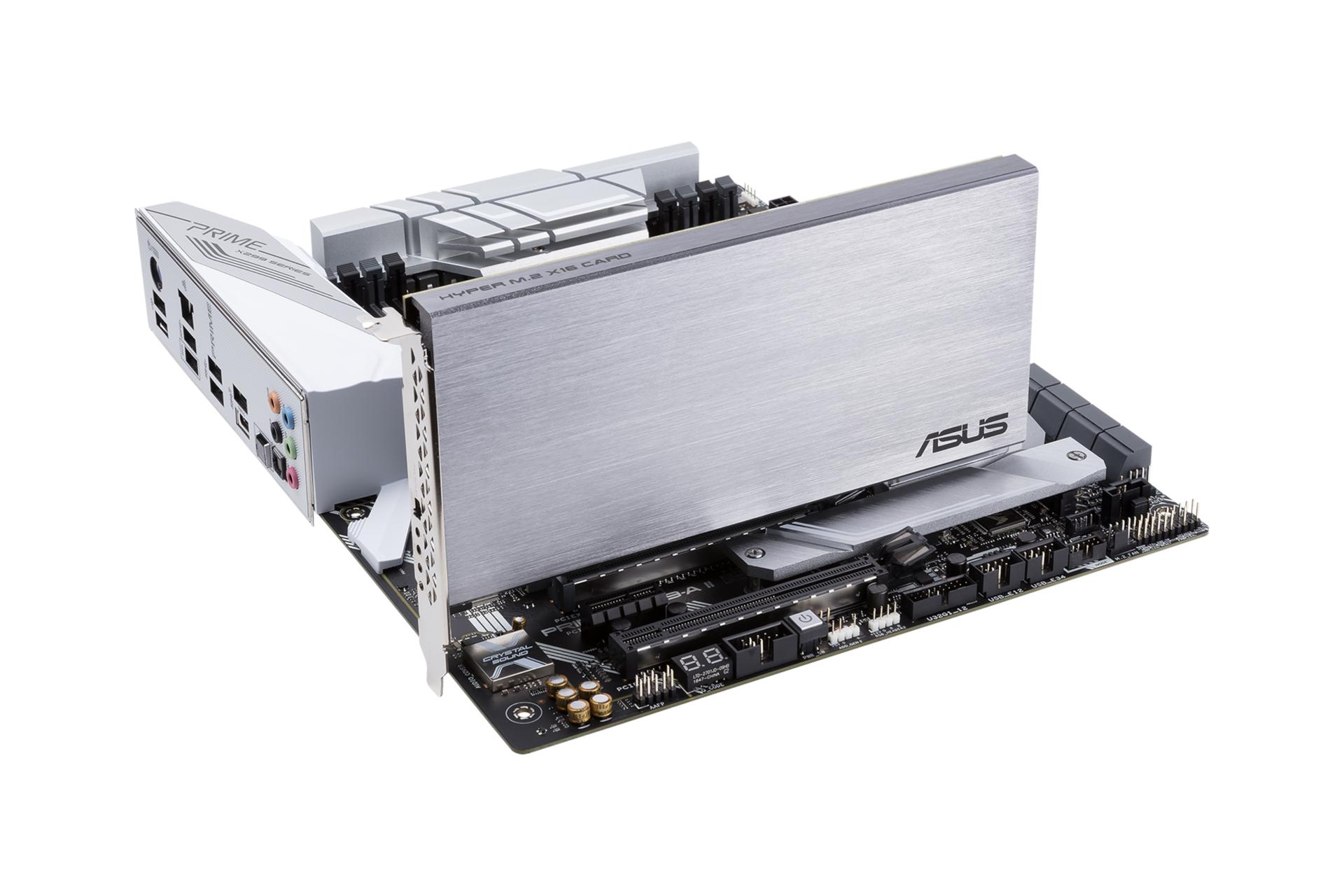 نمای جانبی مادربرد ایسوس ASUS PRIME X299-A II