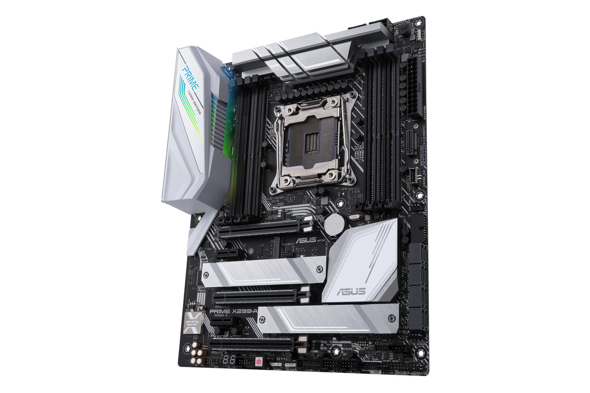 نمای راست مادربرد ایسوس ASUS PRIME X299-A II
