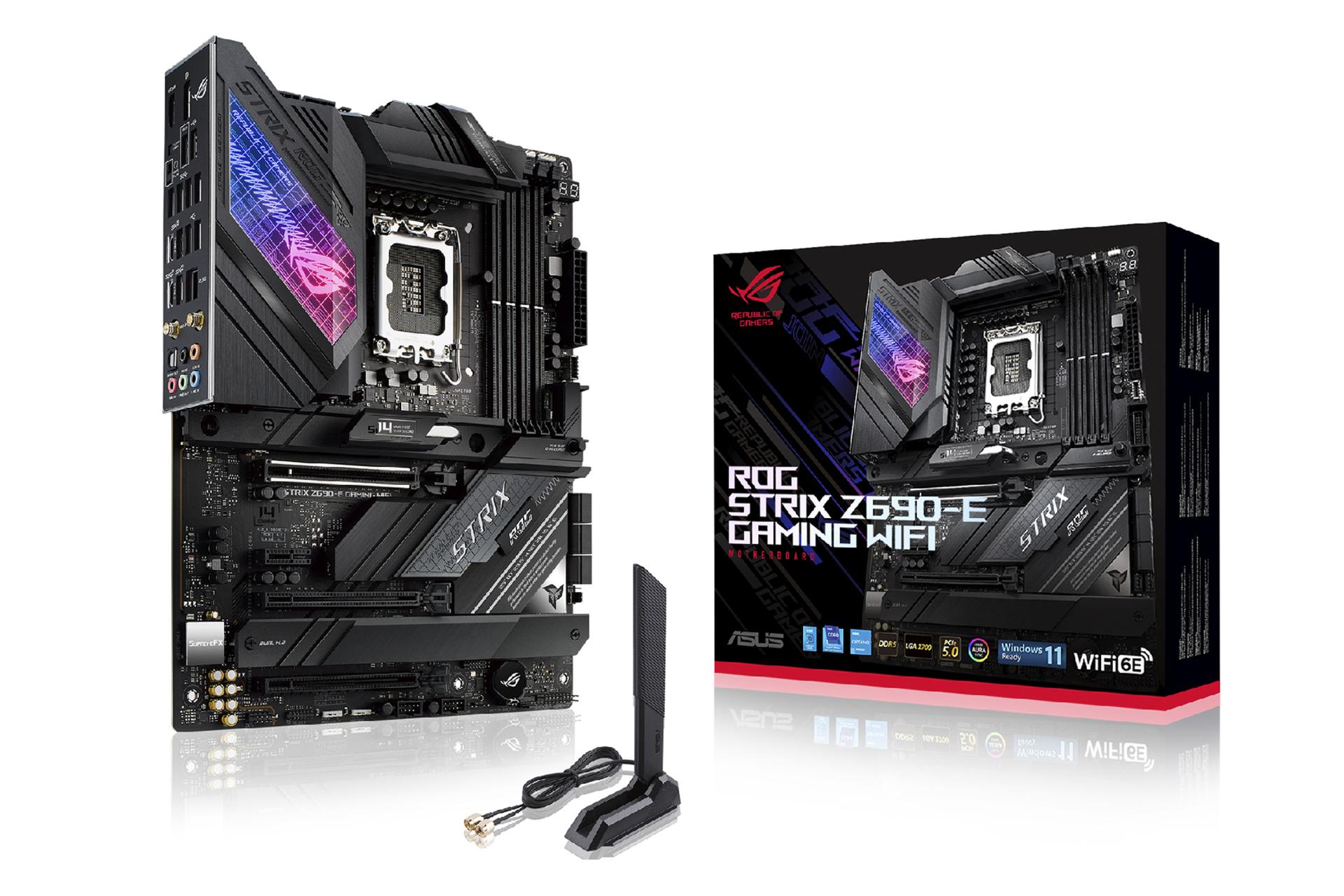بسته بندی مادربرد ایسوس ASUS ROG STRIX Z690-E GAMING WIFI