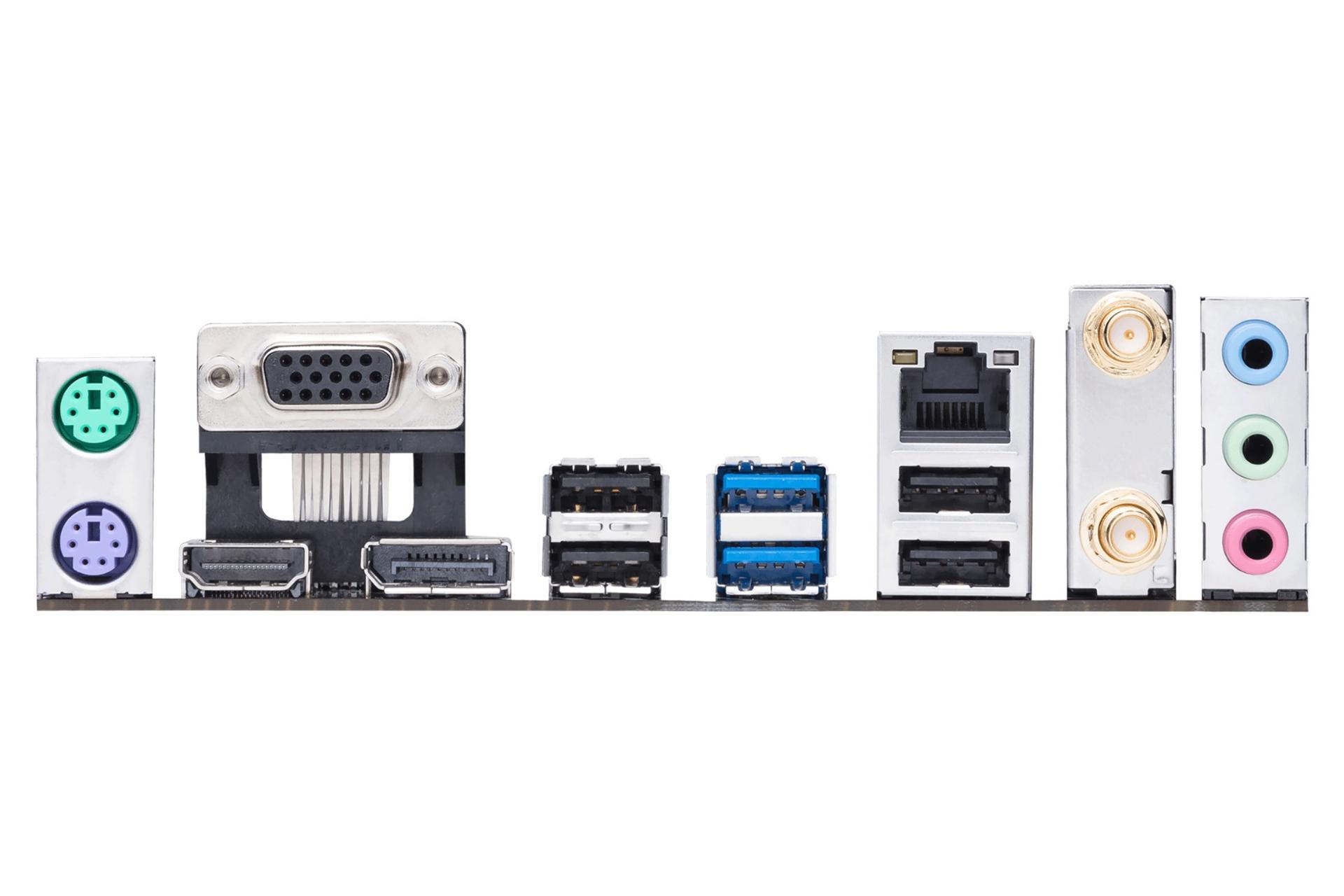 درگاه های پشتی مادربرد ایسوس ASUS PRIME H510M-A WIFI